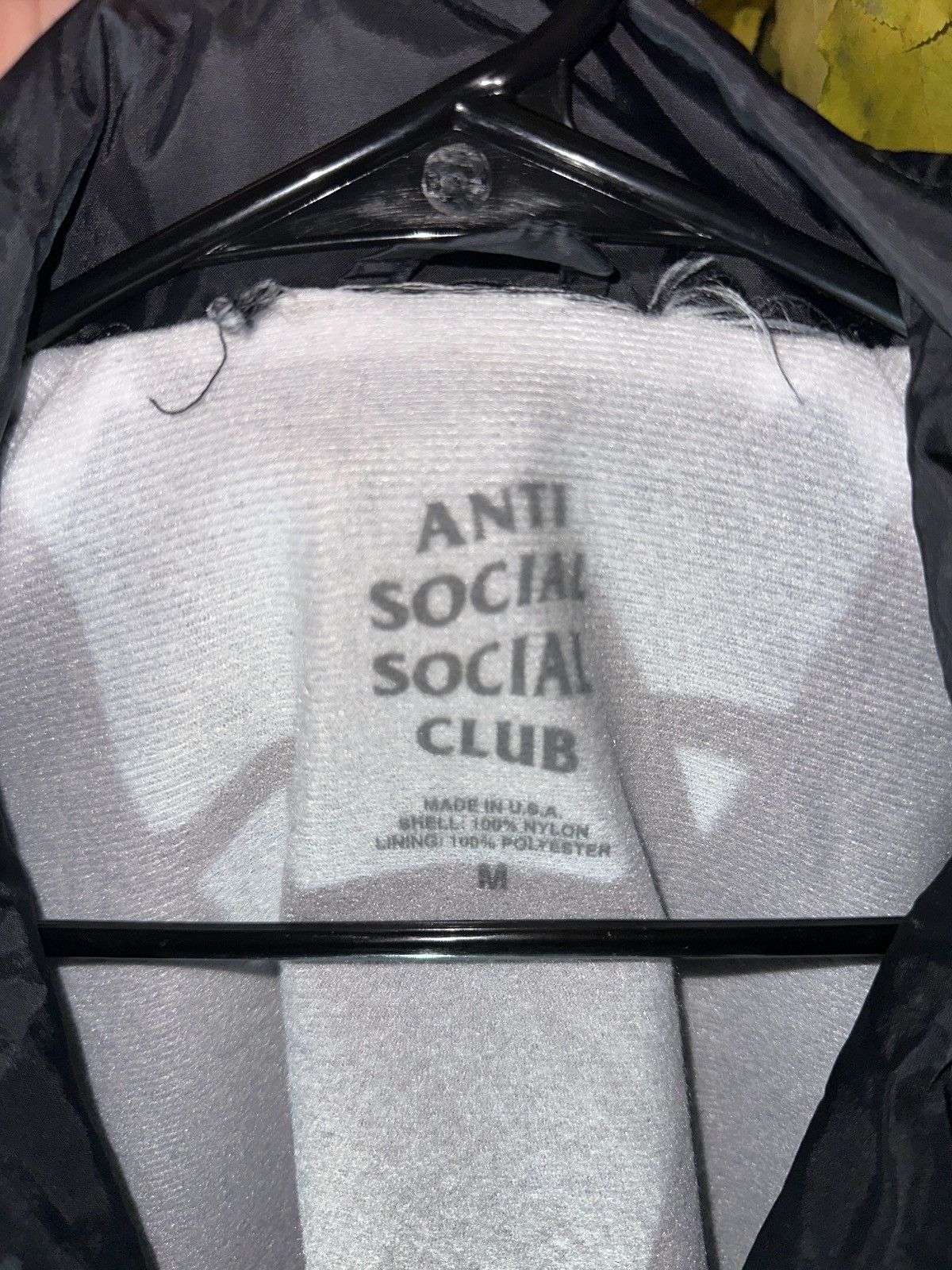 Anti Social Social Club ANTI SOCIAL SOCIAL CLUB JACKET Size US M / EU 48-50 / 2 - 6 Thumbnail