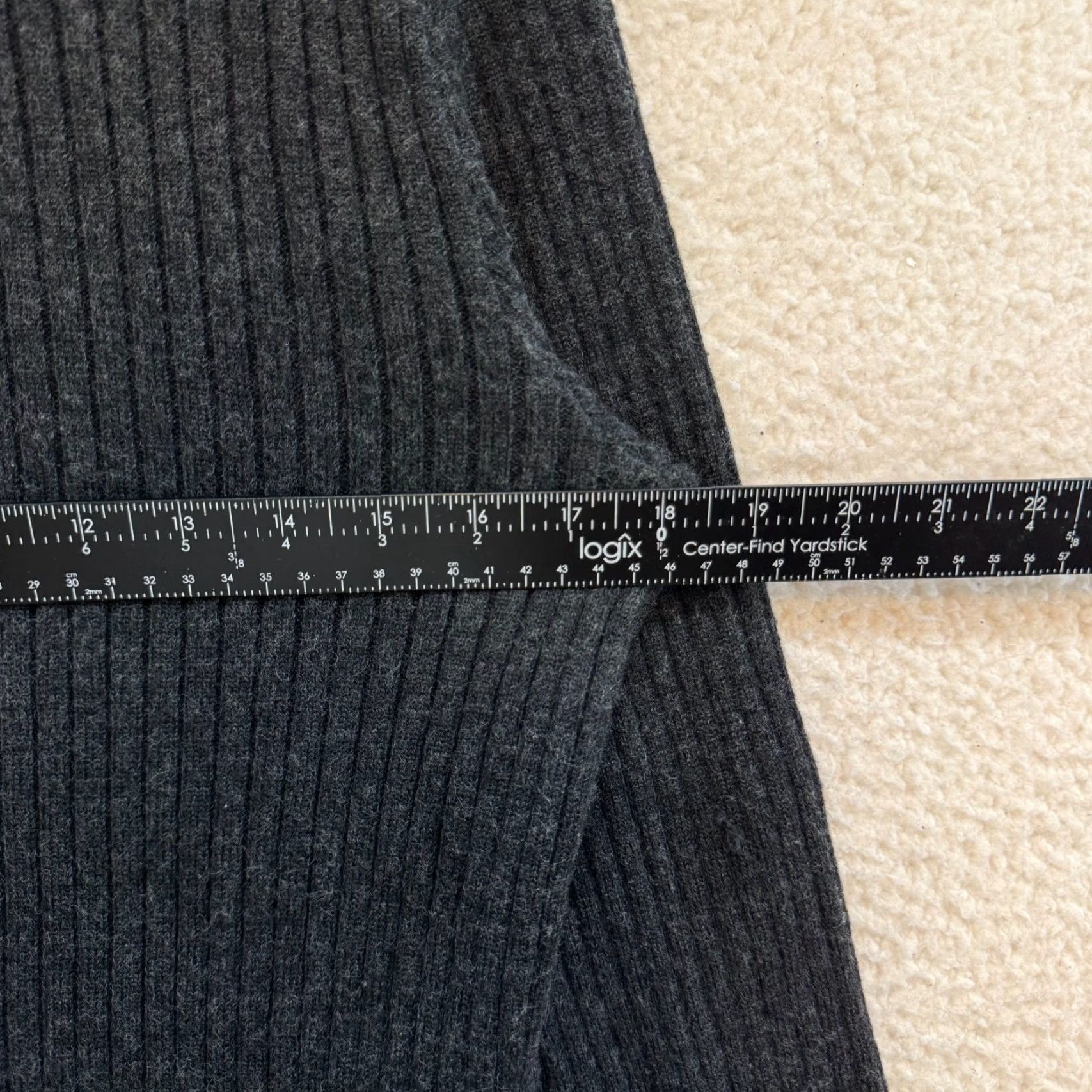 Zara VINTAGE Zara Sport Wool Blend Turtleneck Sweater Medium Large Grey Rib Knit Mens Girls Womens? Size M / US 6-8 / IT 42-44 - 4 Thumbnail