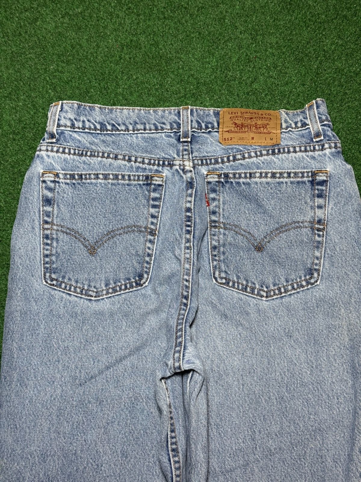 Levi's Vintage Clothing Levis 512 Womens 15 30x30 Light Wash Slim Tapered 90s Jeans Size 30" / US 8 / IT 44 - 2 Thumbnail