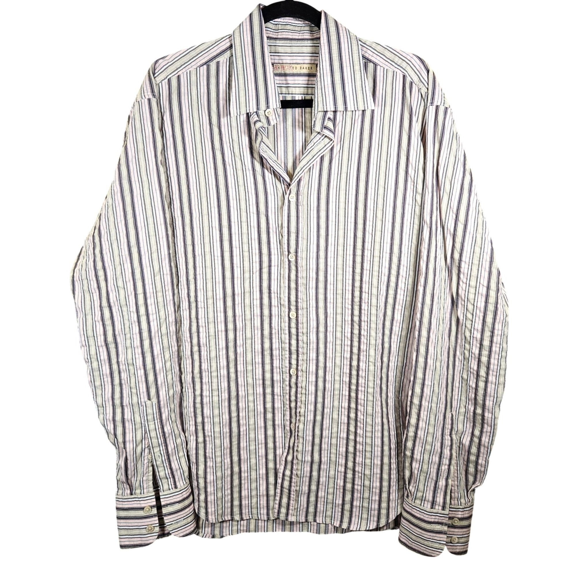 Ted Baker Ted Baker Women Button Shirt 6 Lavender Light Academia Coast Size M / US 6-8 / IT 42-44 - 2 Thumbnail