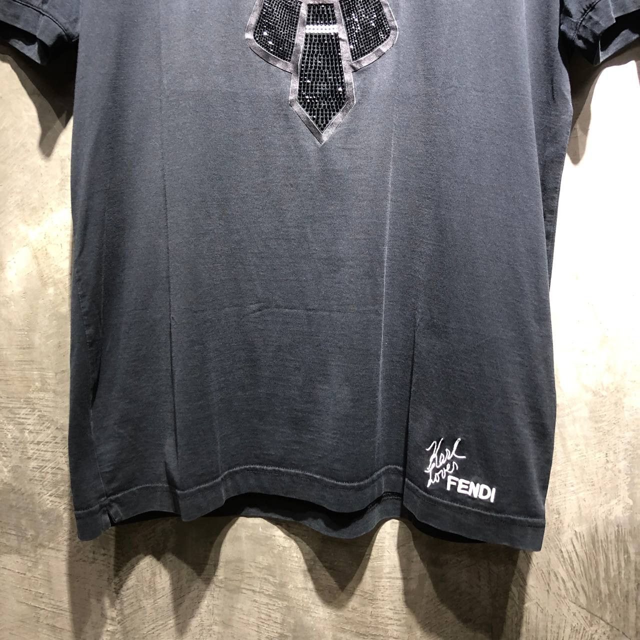 Fendi Fendi Karl Lagerfield studded tee Size US M / EU 48-50 / 2 - 6 Thumbnail