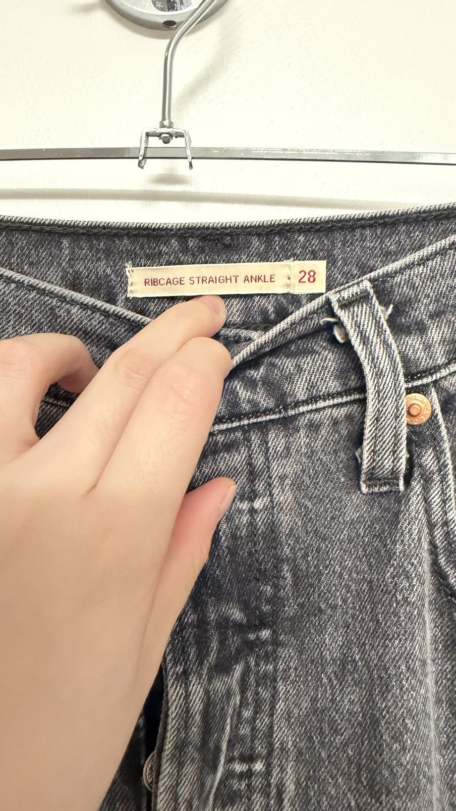 Levi's Ribcage Straight Ankle Women’s Jeans Size 28" / US 6 / IT 42 - 2 Thumbnail