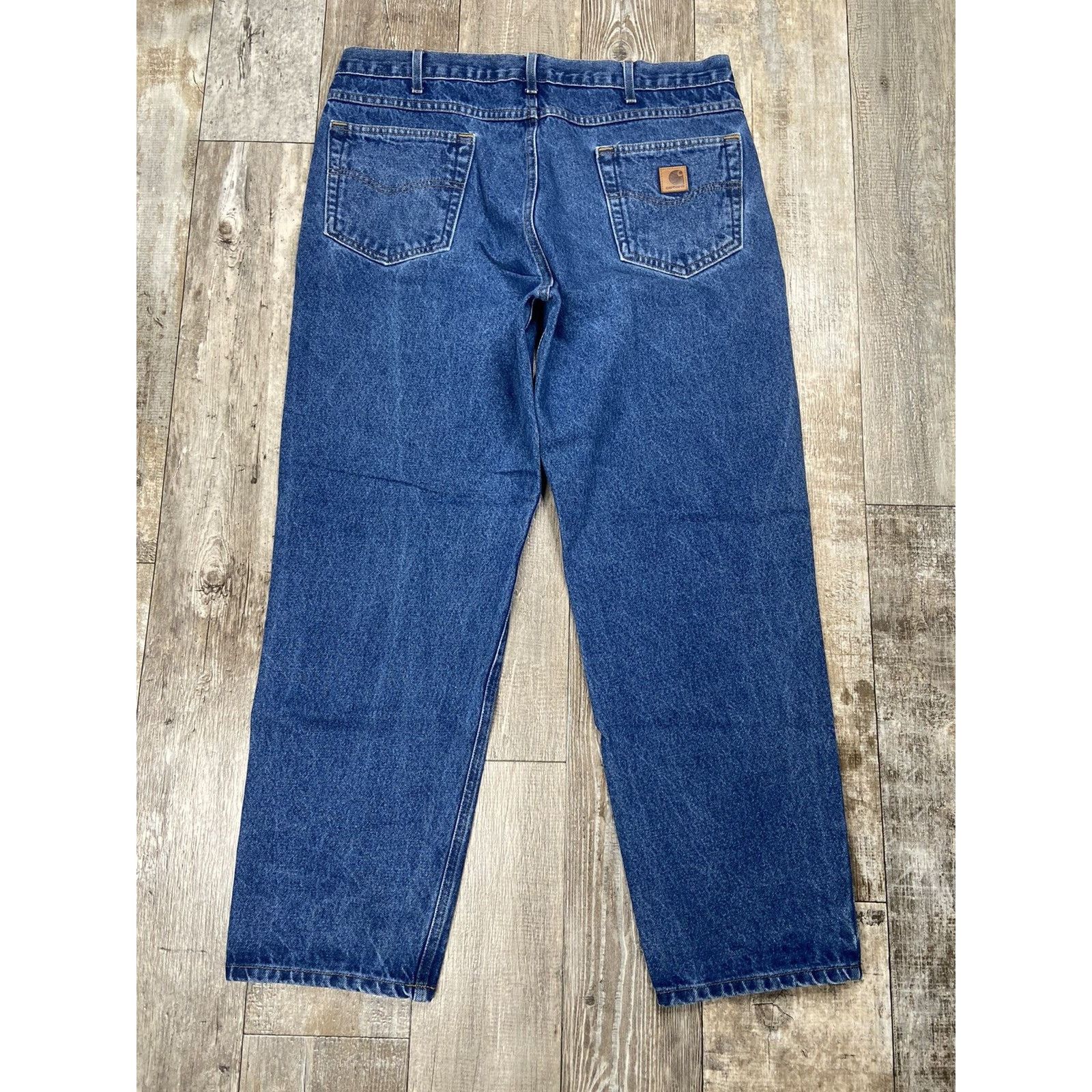 Carhartt Crazy Vintage Baggy Carhartt Blue Jeans 38x30 Y2K Size US 38 / EU 54 - 2 Thumbnail