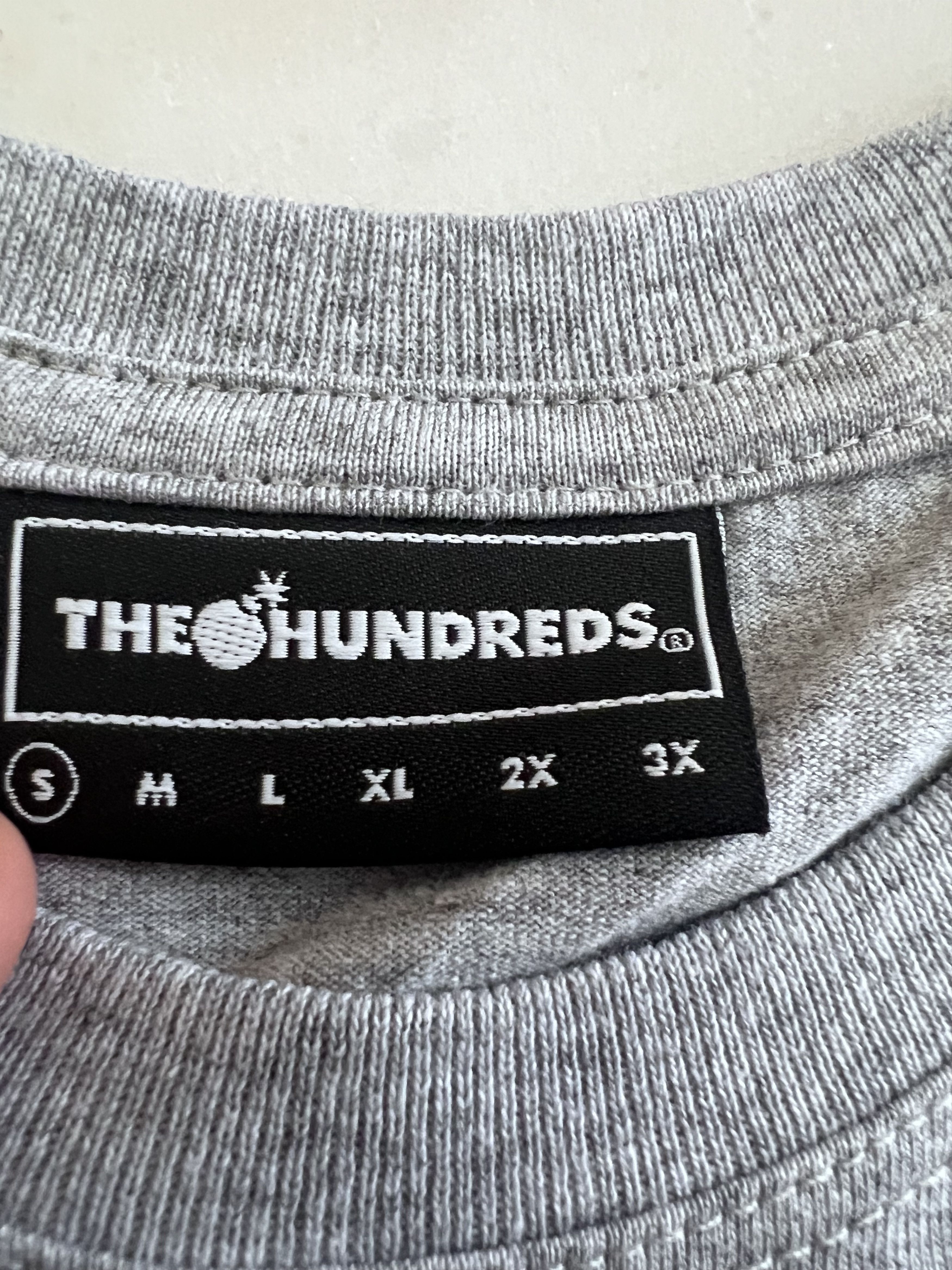 The Hundreds The Hundreds Slant Crest Script Logo Gray Size US S / EU 44-46 / 1 - 2 Thumbnail