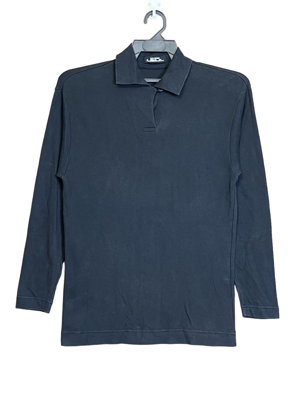 Issey Miyake ICONIC🔥VINTAGE ISSEY MIYAKE PERMANENTE LONGSLEEVE POLO SHIRT Size US S / EU 44-46 / 1 - 1 Thumbnail