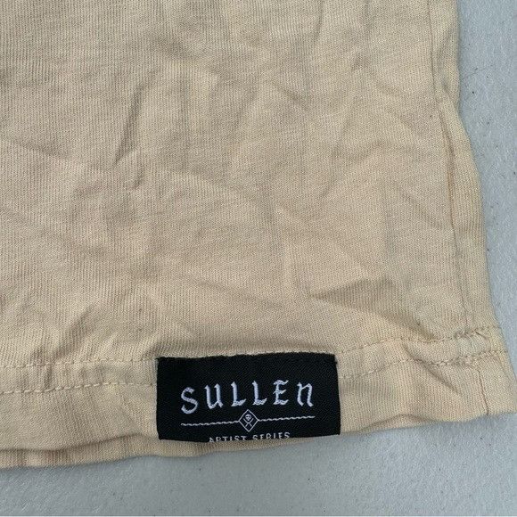 Designer SULLEN ART COLLECTIVE AARON HODGES CREAM T-SHIRT SZ 2XL XXL Size US XXL / EU 58 / 5 - 4 Thumbnail