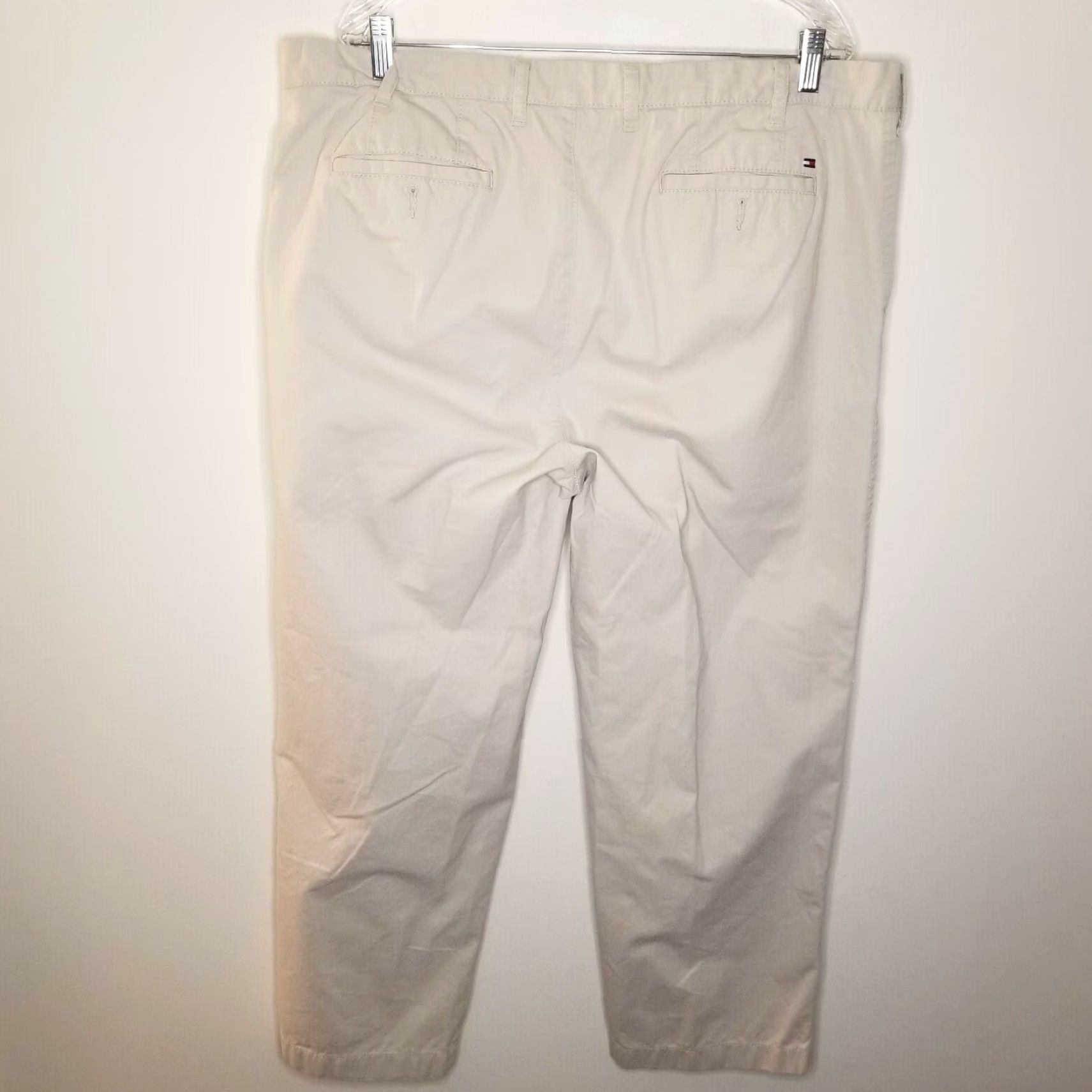 Tommy Hilfiger TOMMY HILFIGER Men's Chino Pants Casual Size 40x32 Beige Size US 40 / EU 56 - 5 Thumbnail