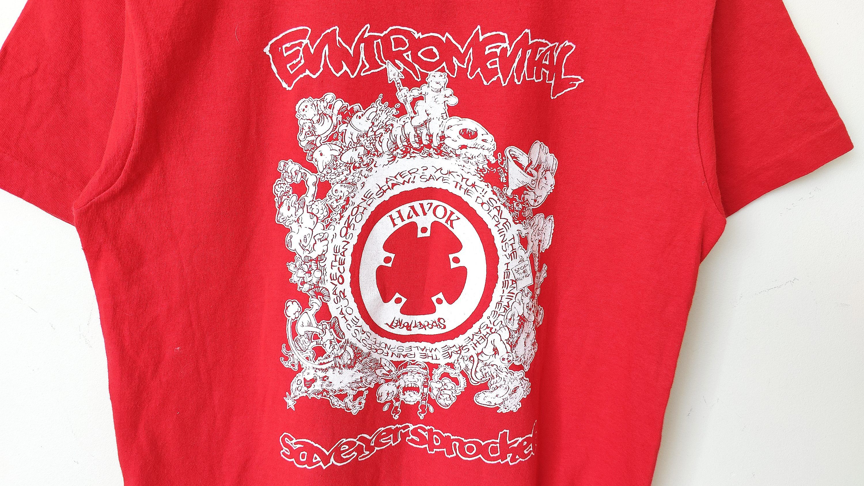 Vintage Havok 1989 Meatball Sprocket Pocket BMX 90s Vintage Tshirt Size US L / EU 52-54 / 3 - 8 Thumbnail