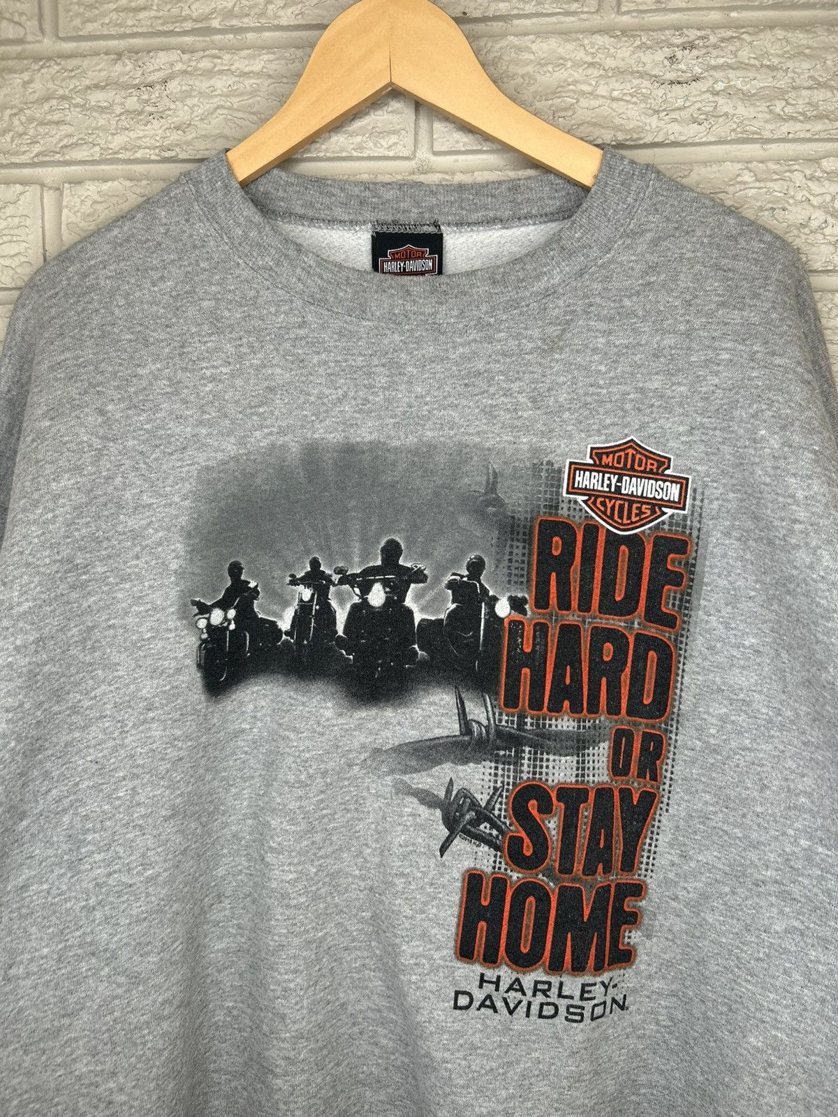 Harley Davidson Vintage Harley Davidson Sleeve Print Crewneck Size US XL / EU 56 / 4 - 3 Thumbnail