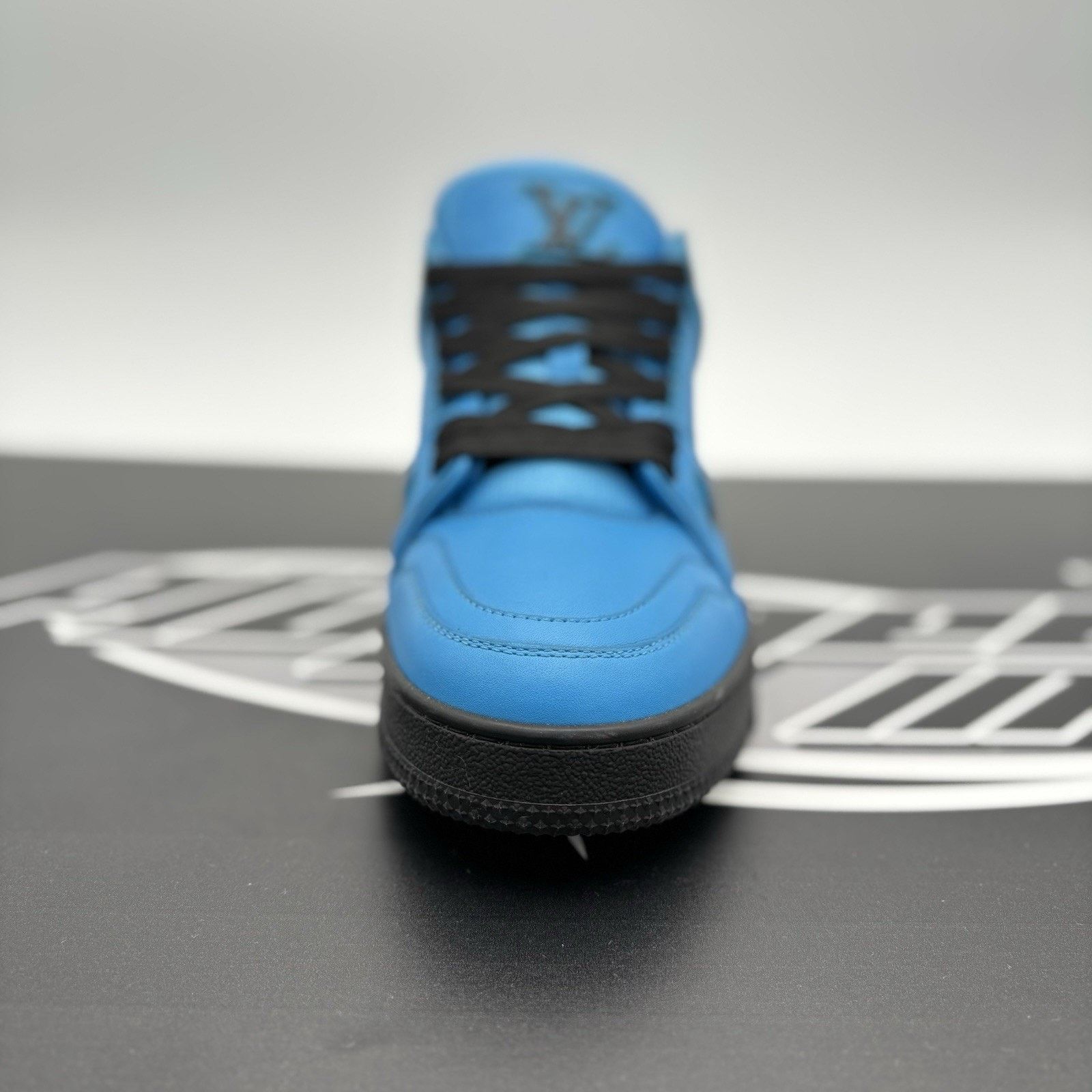 Louis Vuitton Louis Vuitton Virgil Abloh Trainer 'Blue Black' | Worn 1-3x Size US 8 / EU 41 - 15 Thumbnail