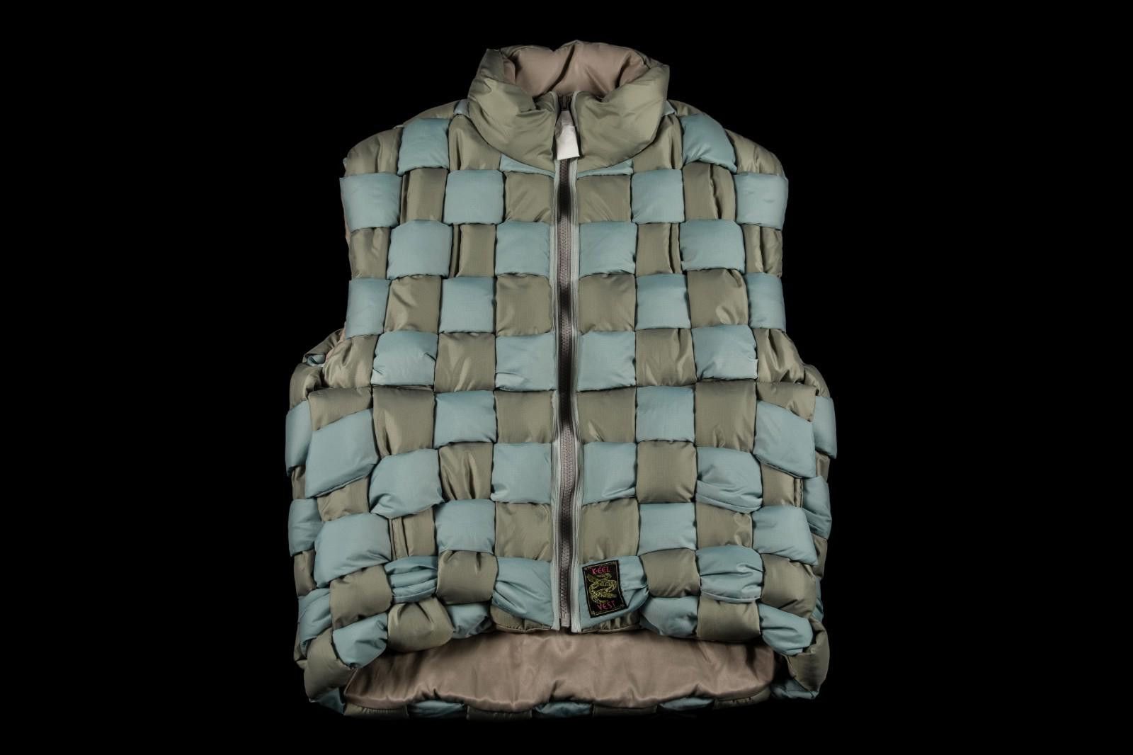 Kapital Kapital Ripstop Nylon Keel Weaving Vest Grey Size 4 Size US XL / EU 56 / 4 - 1 Thumbnail