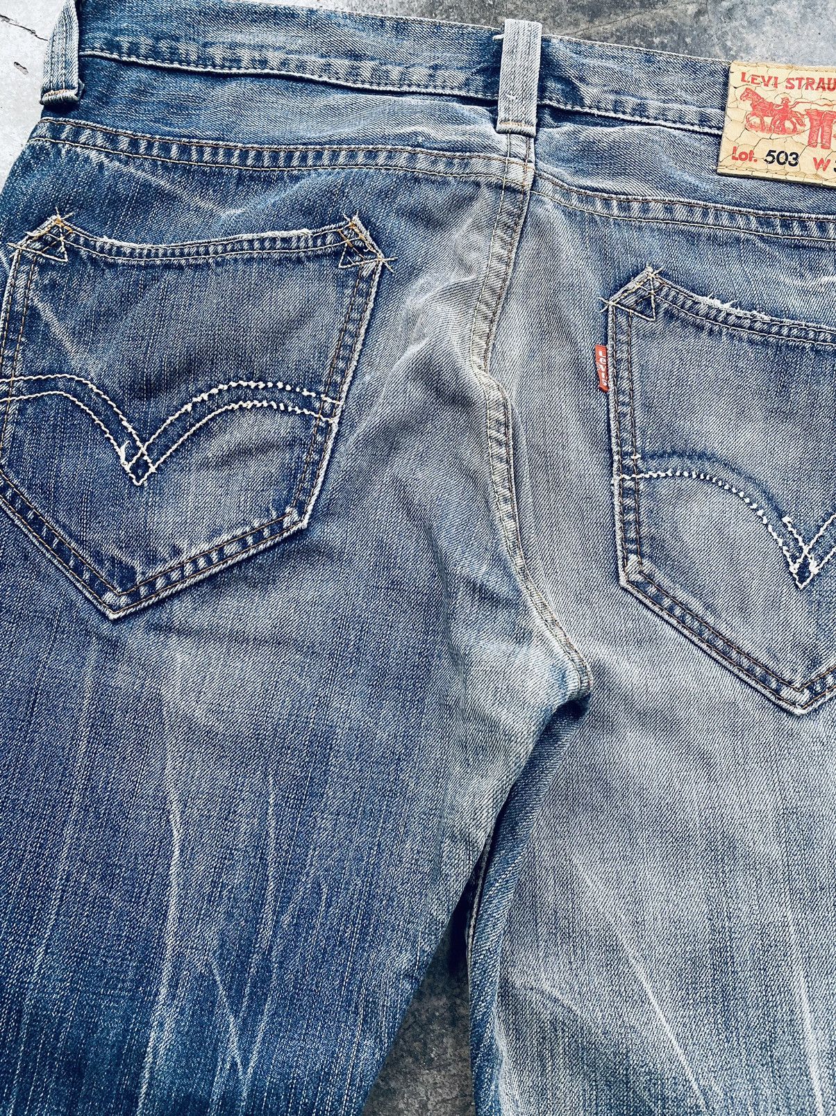 Levi's Vintage Clothing Vintage Rare Levis Flared Distressed Denim Pants Size US 36 / EU 52 - 12 Thumbnail