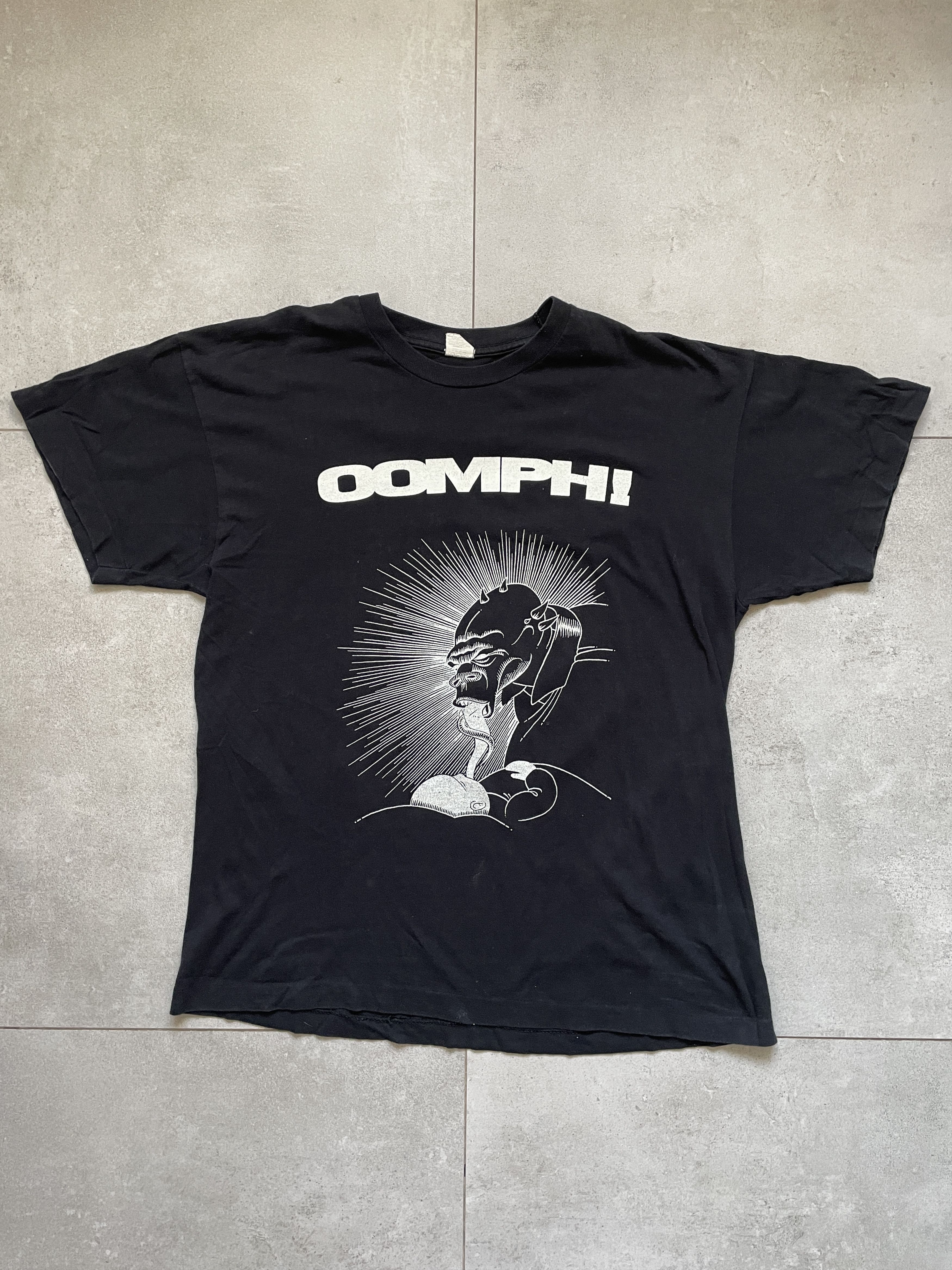 Band Tees VINTAGE 80S SCREEN STARS OOMPH! SOUL THIEF SINGLE STITCH TEE Size US XL / EU 56 / 4 - 6 Thumbnail