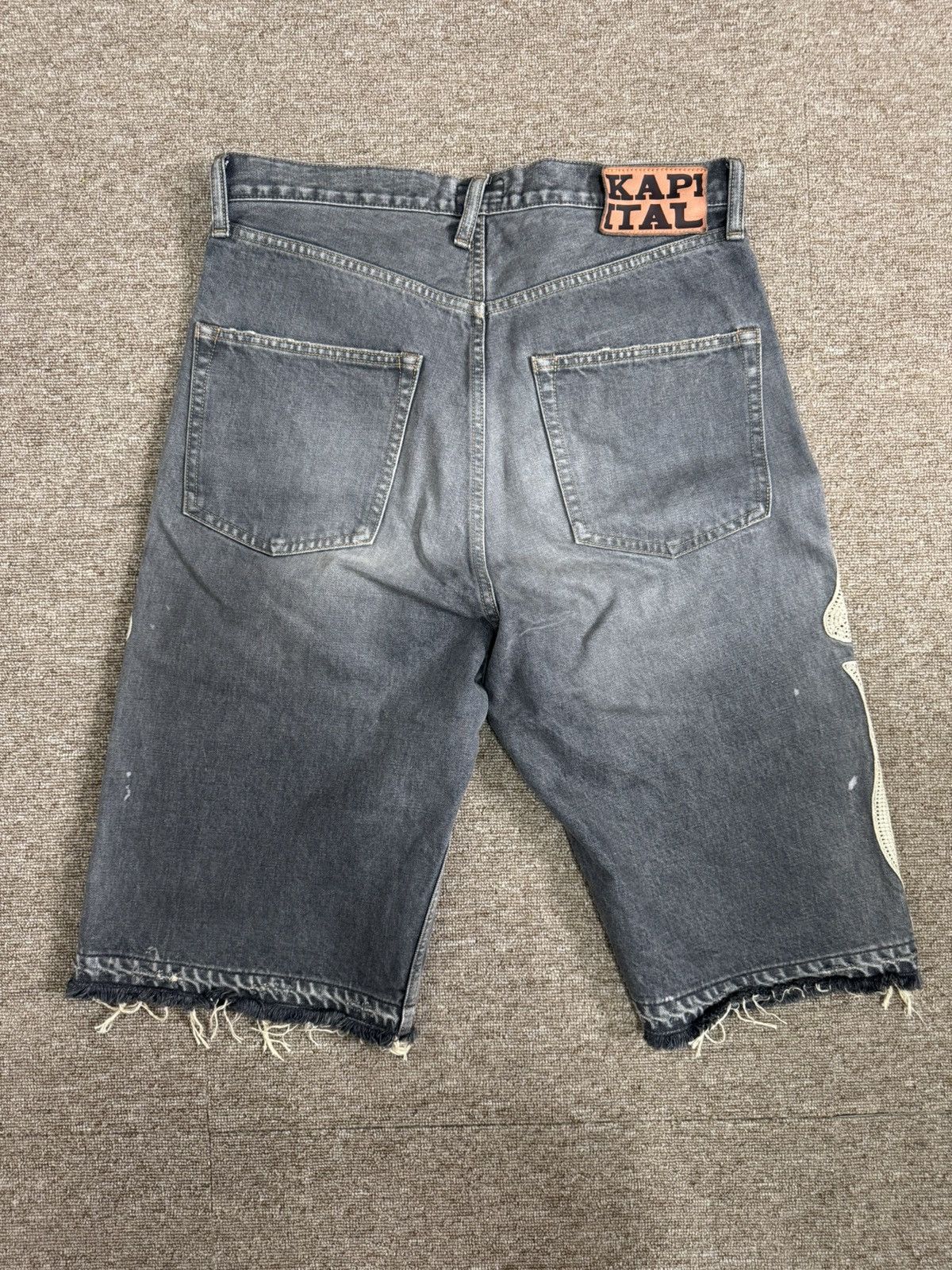 Kapital Kapital Bone Denim Shorts Size US 30 / EU 46 - 2 Thumbnail