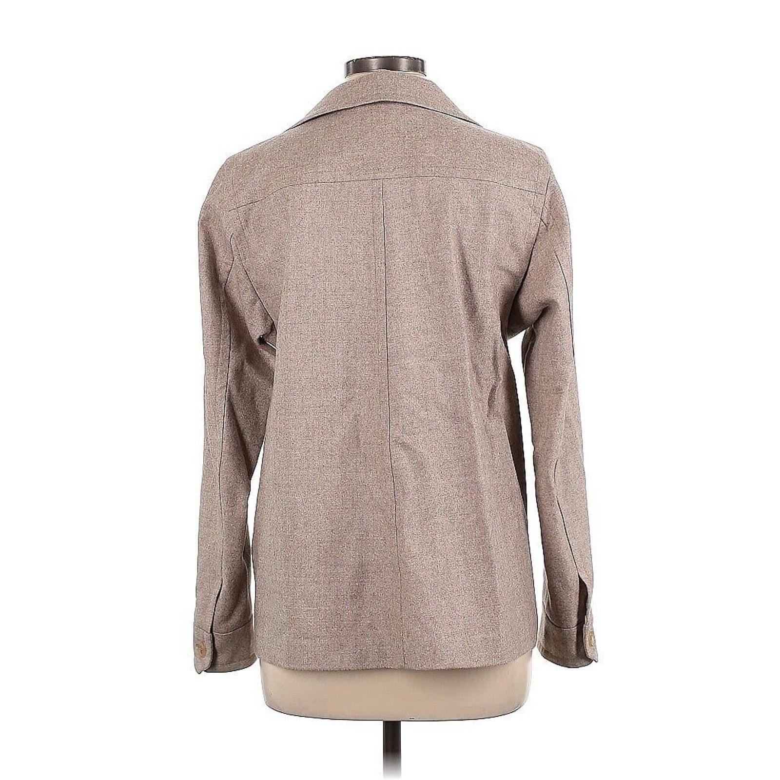 Max Mara NWOT max Mara Cream Tan soft Wool Button Unlined Cuffed 10 Size L / US 10 / IT 46 - 2 Thumbnail