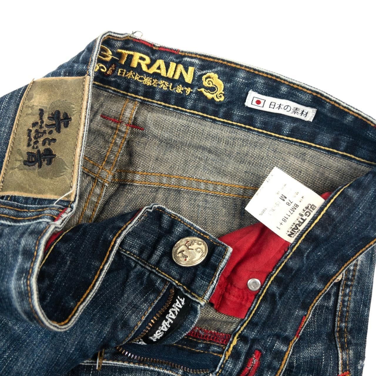 Other Vintage BigTrain Embroidered Dragon Japanese Denim Jeans W30 Size US 30 / EU 46 - 7 Thumbnail