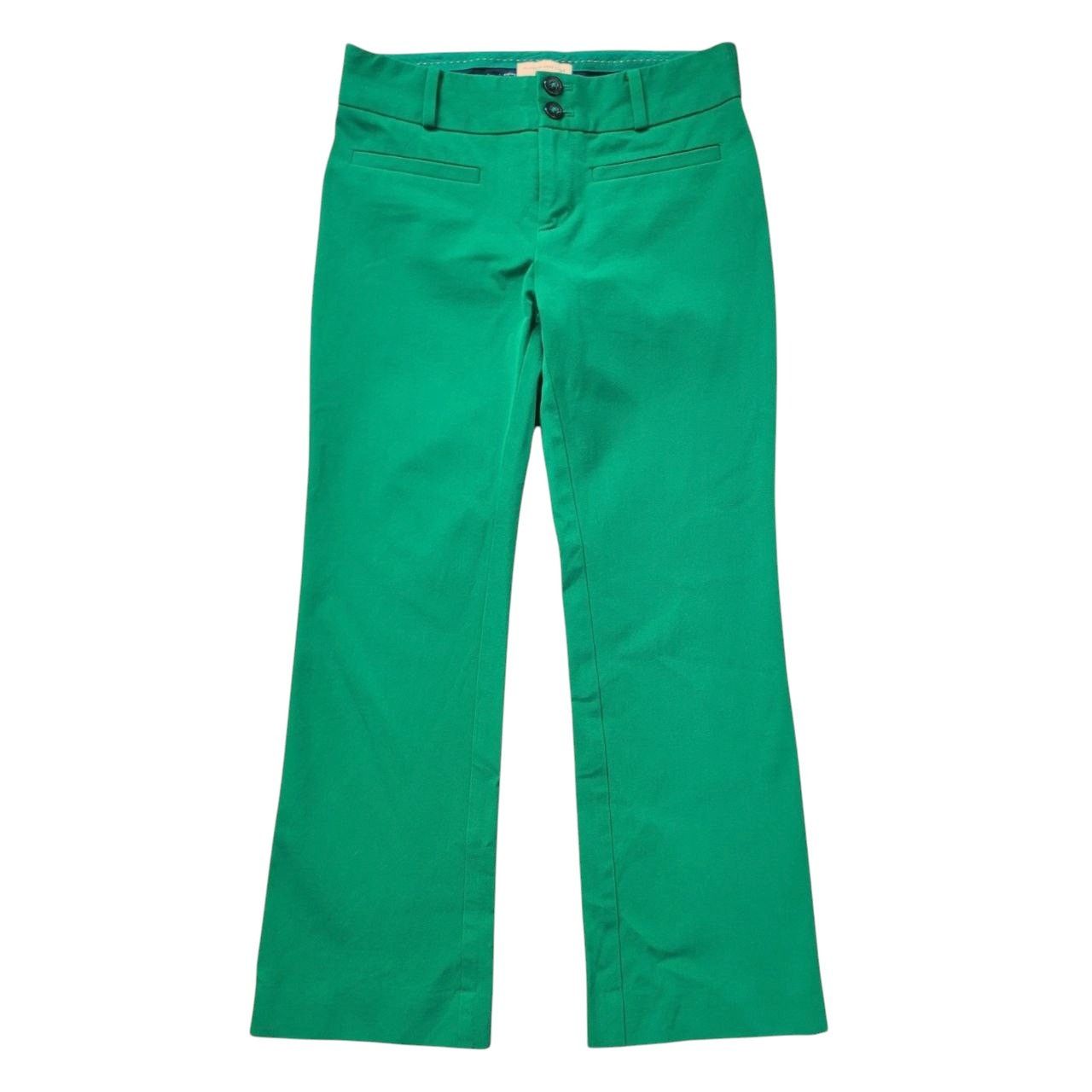 Anthropologie Anthropologie Green Pants | Size 00 Size 24" / US 00 / IT 34 - 1 Thumbnail