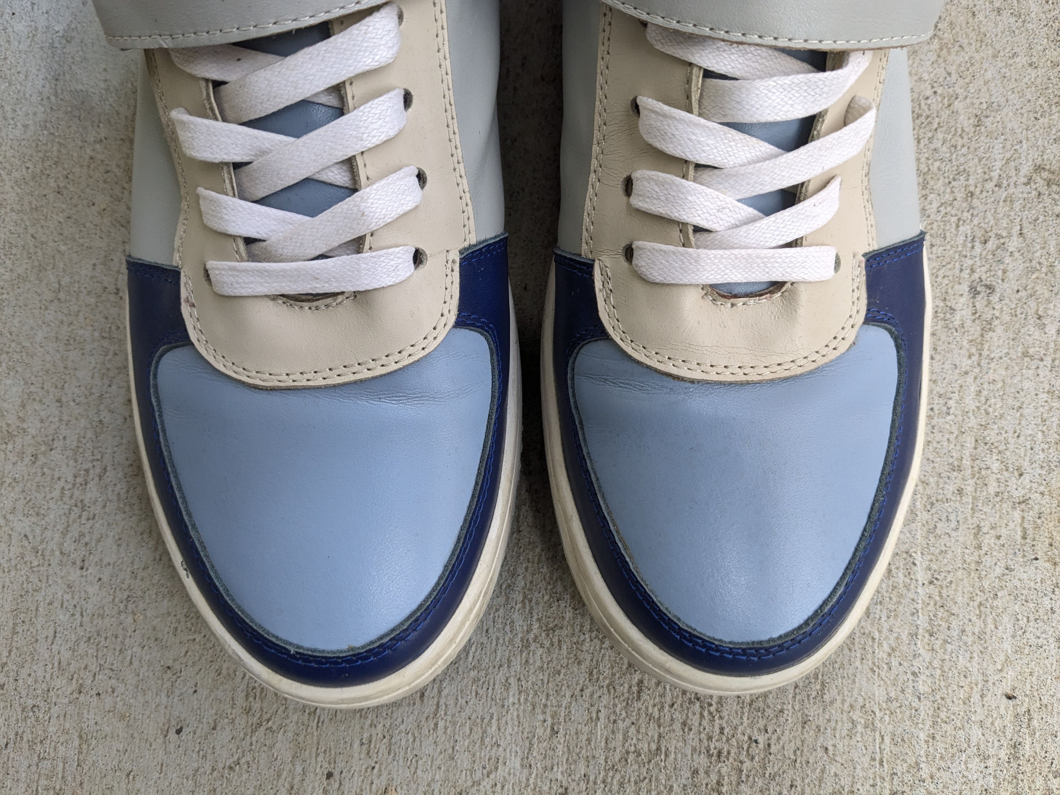 Salvatore Ferragamo Salvatore Ferragamo Nayon Sneakers Blue 8 41 Leather Size US 8 / EU 41 - 5 Thumbnail