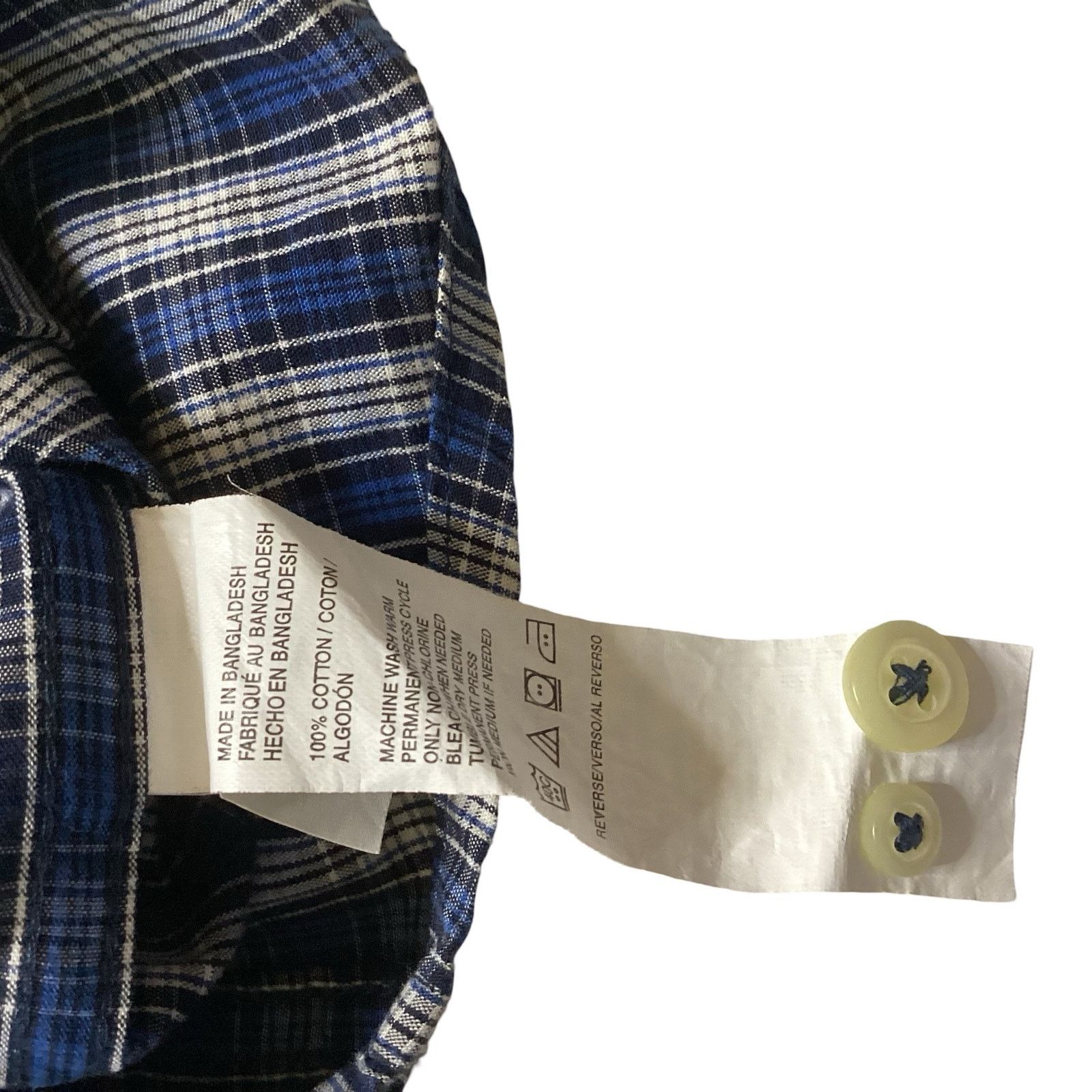 Izod IZOD Gingham Print Button Down Size US XXL / EU 58 / 5 - 7 Thumbnail