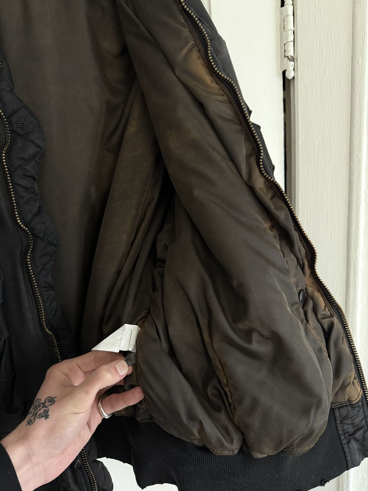 ALEXANDER DIGENOVA AD Cutout Bomber Size US XL / EU 56 / 4 - 2 Thumbnail