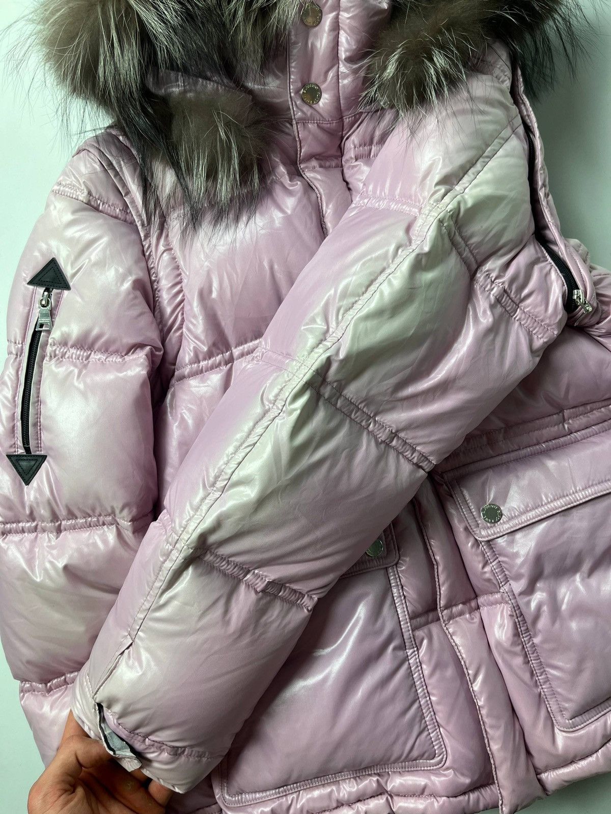 Burberry 00’ Japanese Burberry fur puffer jacket Size US M / EU 48-50 / 2 - 8 Thumbnail