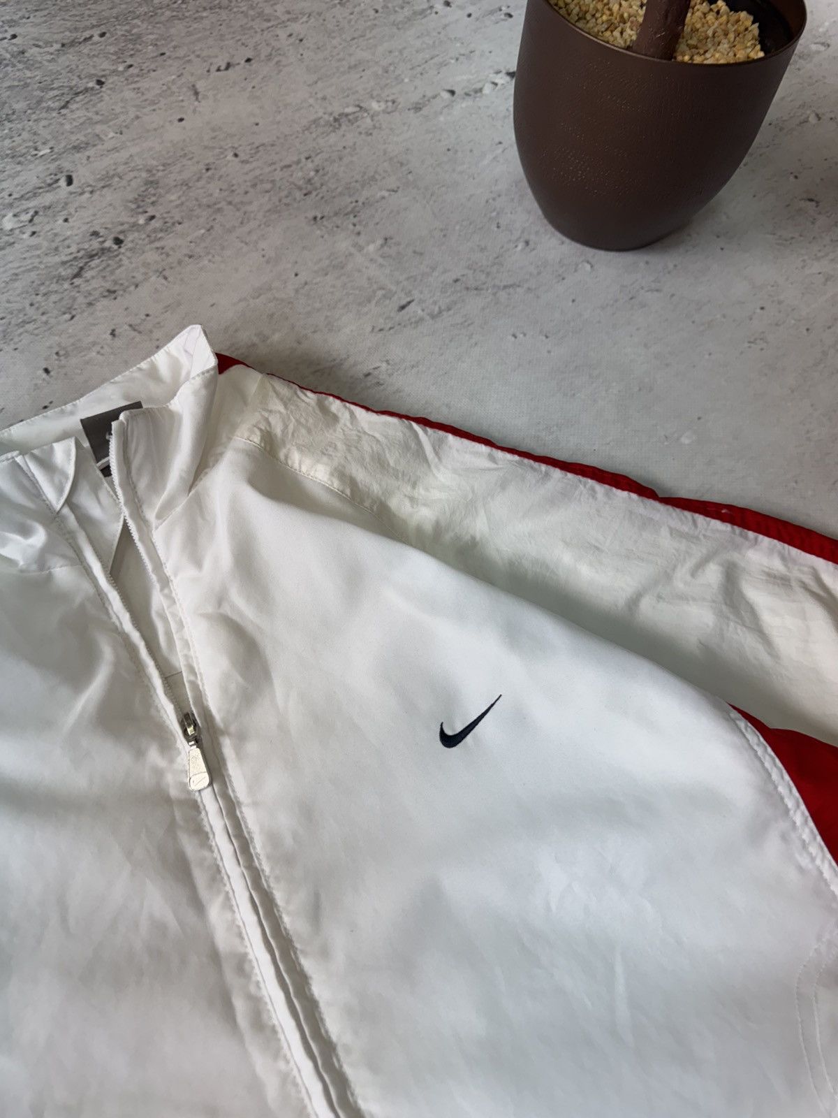 Nike × Vintage NIKE VINTAGE BASIC LOGO OVERSIZE BAGGY LIGHT JACKET Size US L / EU 52-54 / 3 - 4 Thumbnail