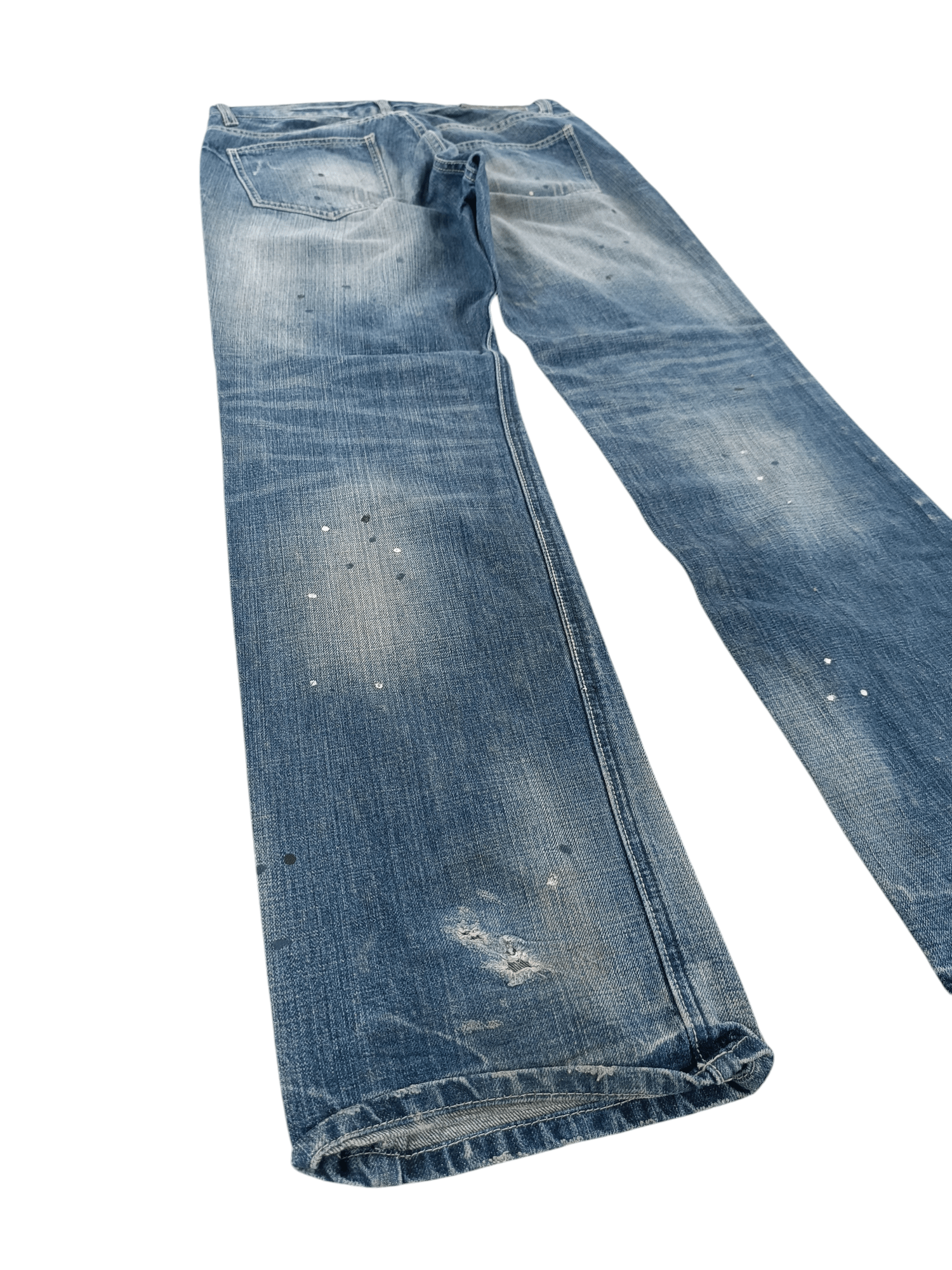 If Six Was Nine × Japanese Brand × Jean 🔥 VTG FLARED 🔥 Japanese Nylaus Rare Design Jeans Size US 30 / EU 46 - 2 Thumbnail