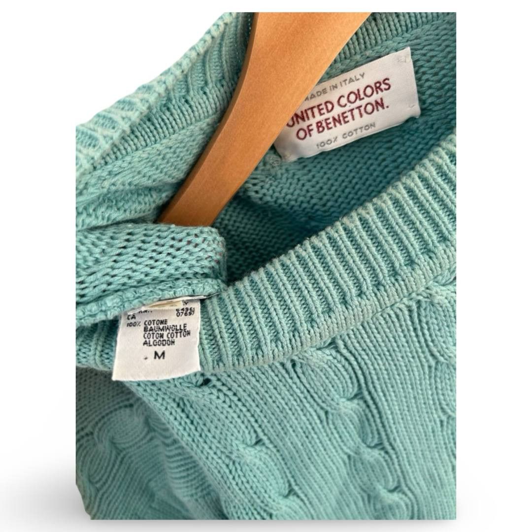 United Colors Of Benetton Benetton knitted sweater #749 Size US M / EU 48-50 / 2 - 2 Thumbnail