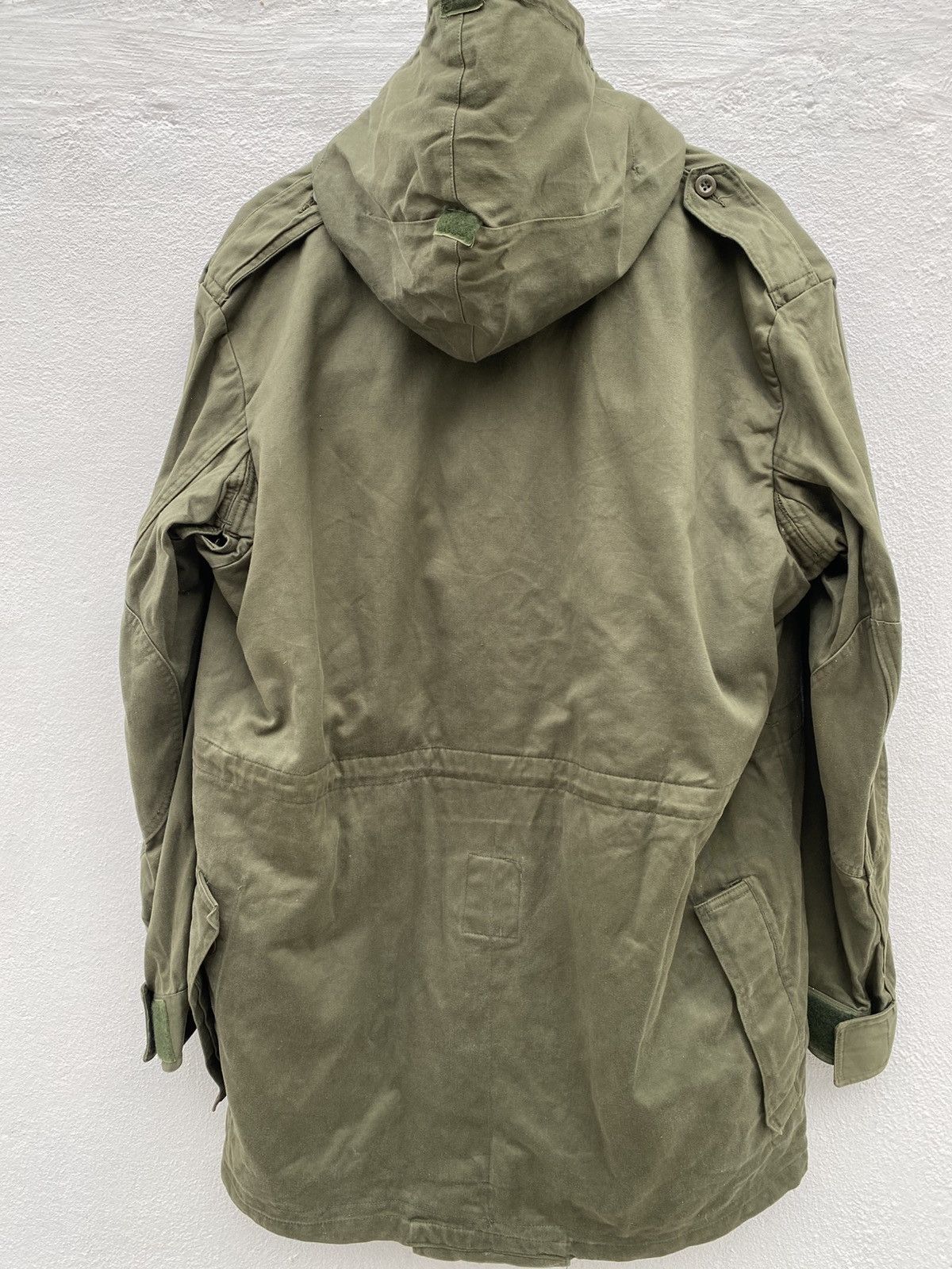 Vintage Vintage 1980s Army Issue Nazi Parka Belgian Seyntex Size US L / EU 52-54 / 3 - 2 Thumbnail