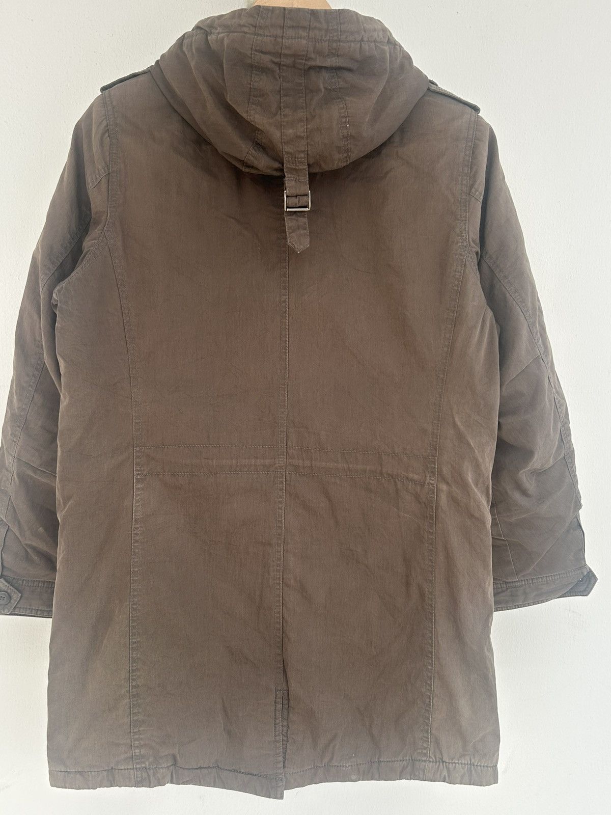 291295=Homme 291295=HOMME Vintage Bomber Hoodie Olive Green Jacket Japan Size US L / EU 52-54 / 3 - 9 Thumbnail