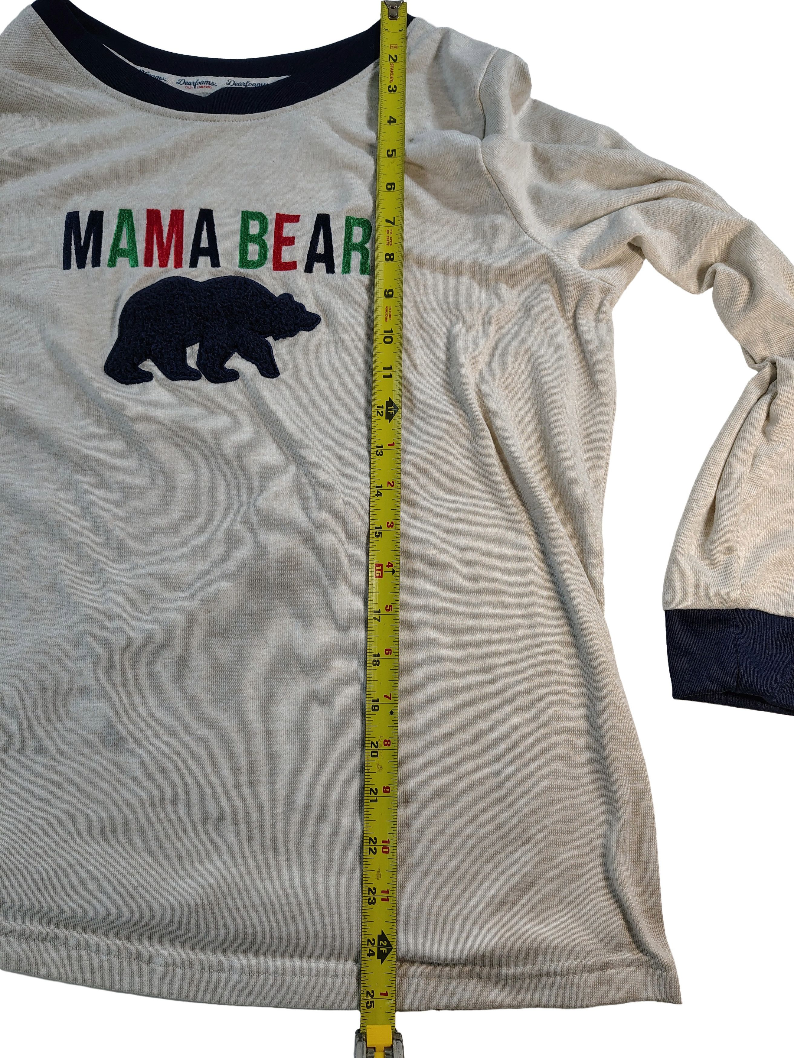 Other Women's Long Sleeve Mama Bear Shirt From Dearfoams Size L / US 10 / IT 46 - 5 Thumbnail