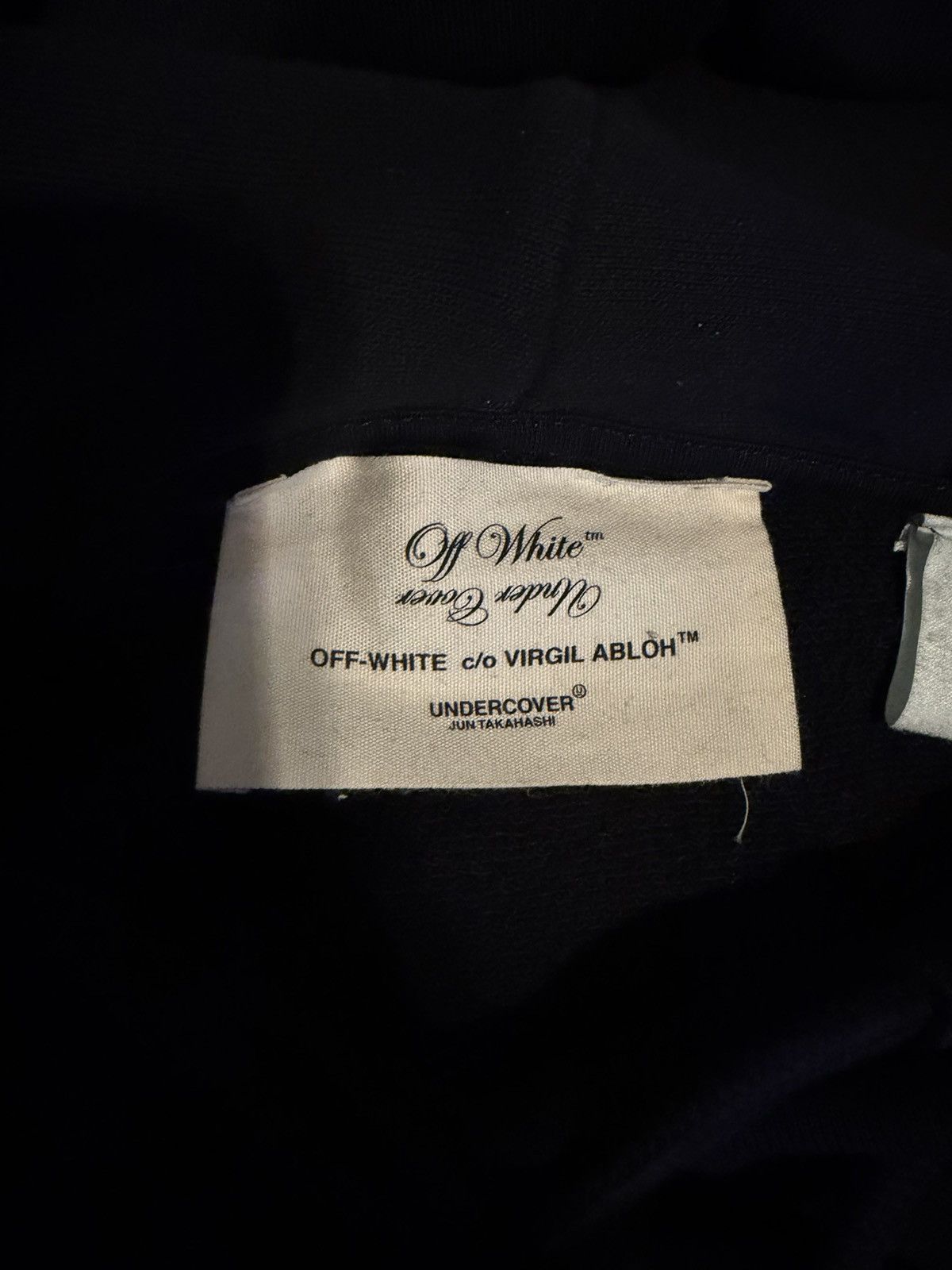 Off-White × Undercover Off white undercover reversible skeleton hoodie Size US M / EU 48-50 / 2 - 3 Thumbnail