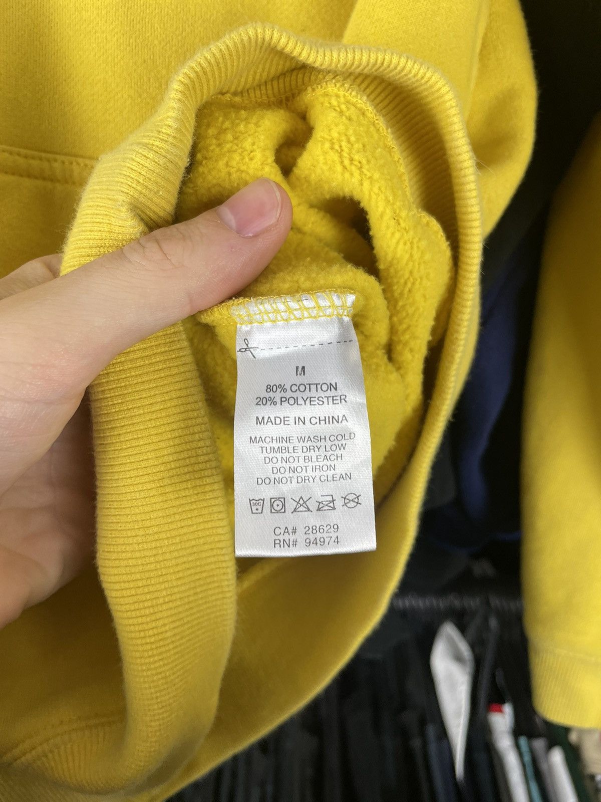 Stussy × Vintage Hoodie Stussy S-Horn vintage Logo yellow skate Size US M / EU 48-50 / 2 - 5 Thumbnail
