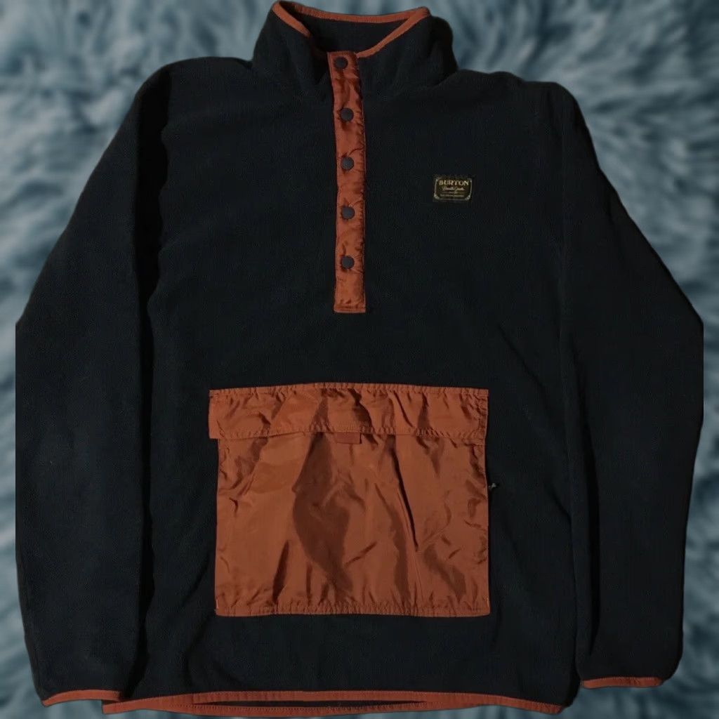 Burton VINTAGE Burton Dryride Snap T Fleece Jacket M Ski Snow Foursquare 90s Size US M / EU 48-50 / 2 - 1 Thumbnail