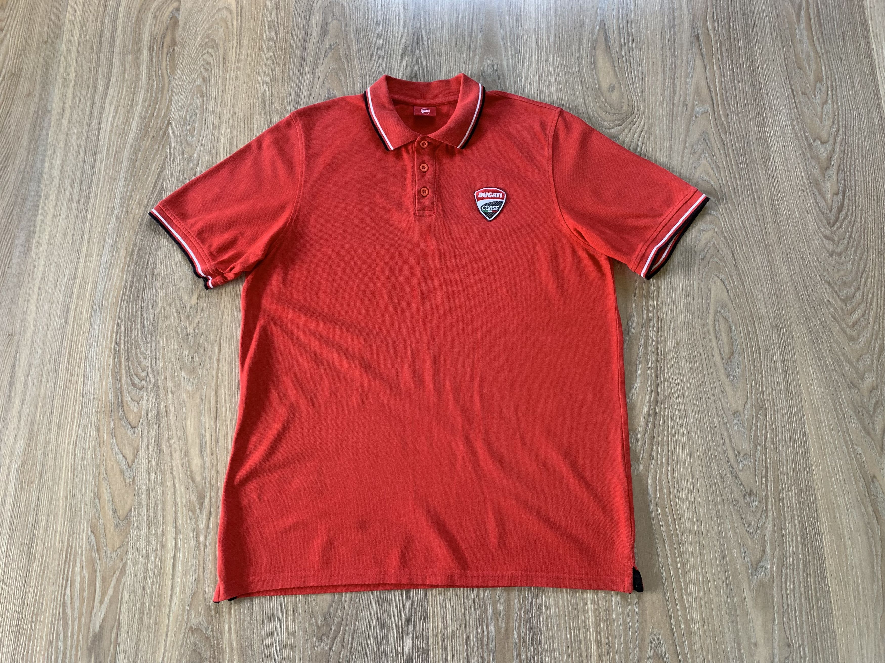 Ducati Original Ducati DC Basic Men's Red Polo Shirt Size US L / EU 52-54 / 3 - 2 Thumbnail