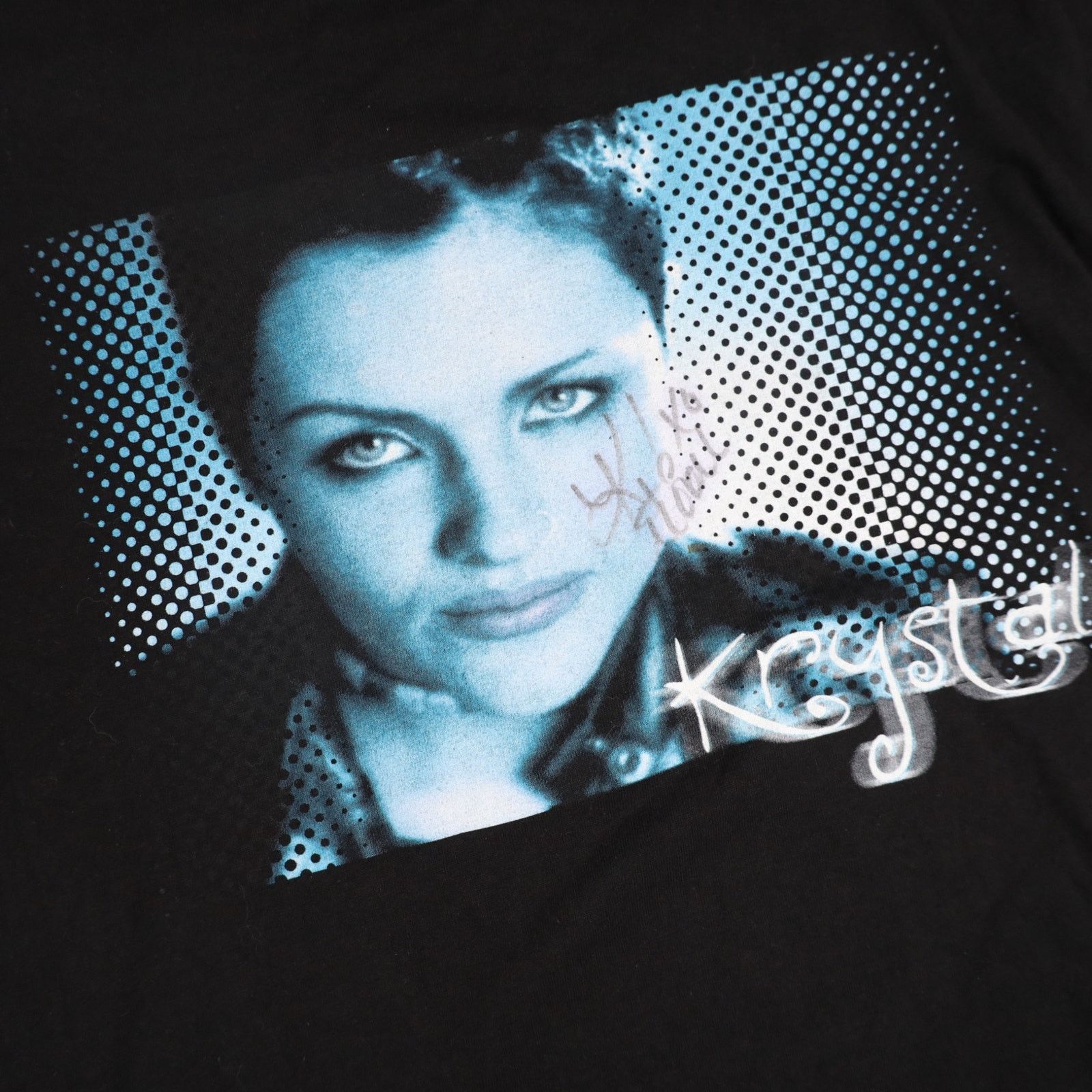 Giant × Vintage Vintage Y2k Giant Krystal Harris Signed Graphic Band Tee Size US M / EU 48-50 / 2 - 4 Thumbnail