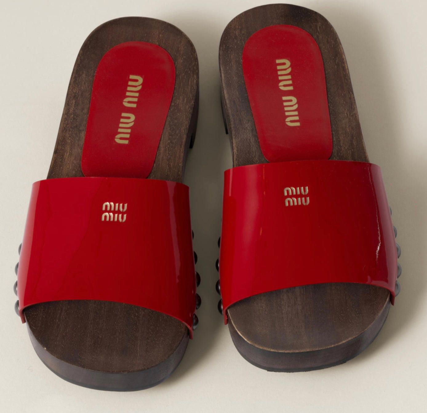 Miu Miu Miu Miu Patent leather clogs size 38 Size ONE SIZE - 3 Thumbnail