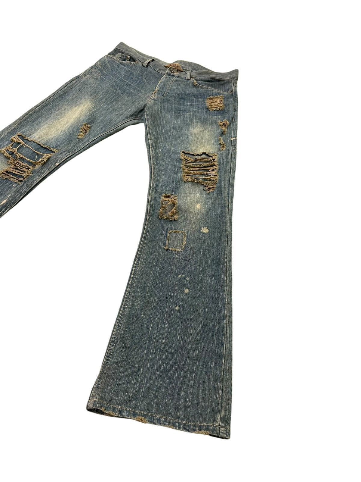 Other Flare Jeans Cimu International Faded Distress Boot Cut 8🟦9 Size US 33 - 3 Thumbnail