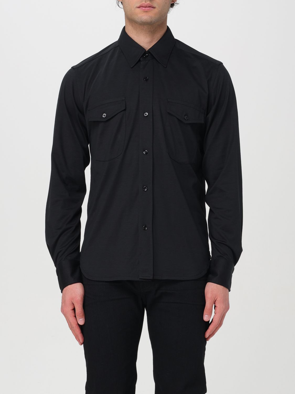 Image of Tom Ford Shirt Men Black (Size XL)