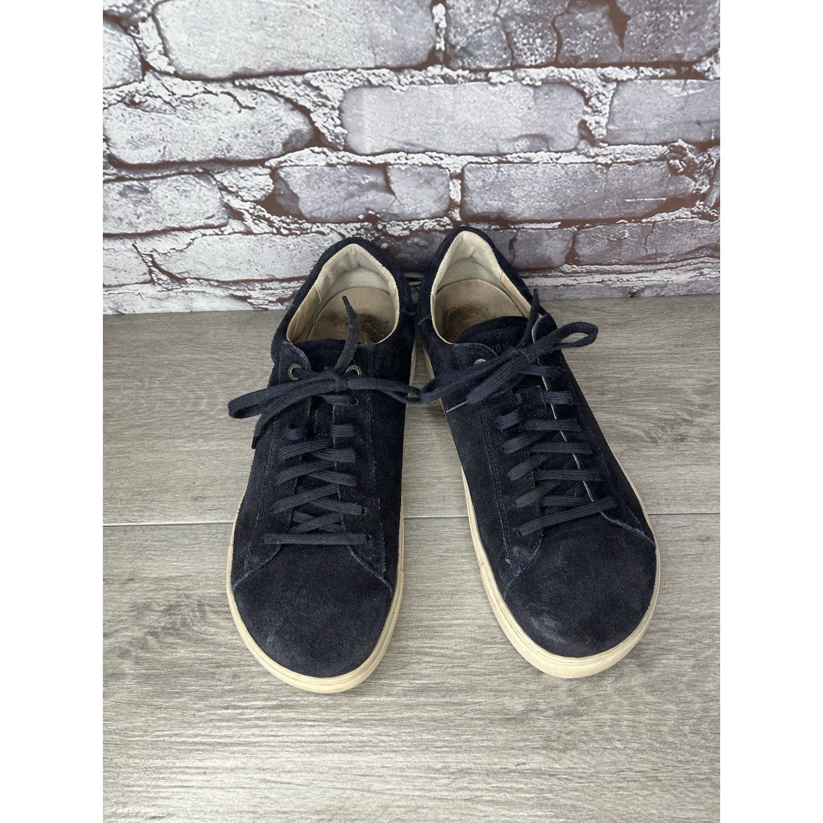 Birkenstock Birkenstock Bend Low Blue Suede Casual Sneakers Canvas Lace Size US 10 / EU 43 - 1 Thumbnail