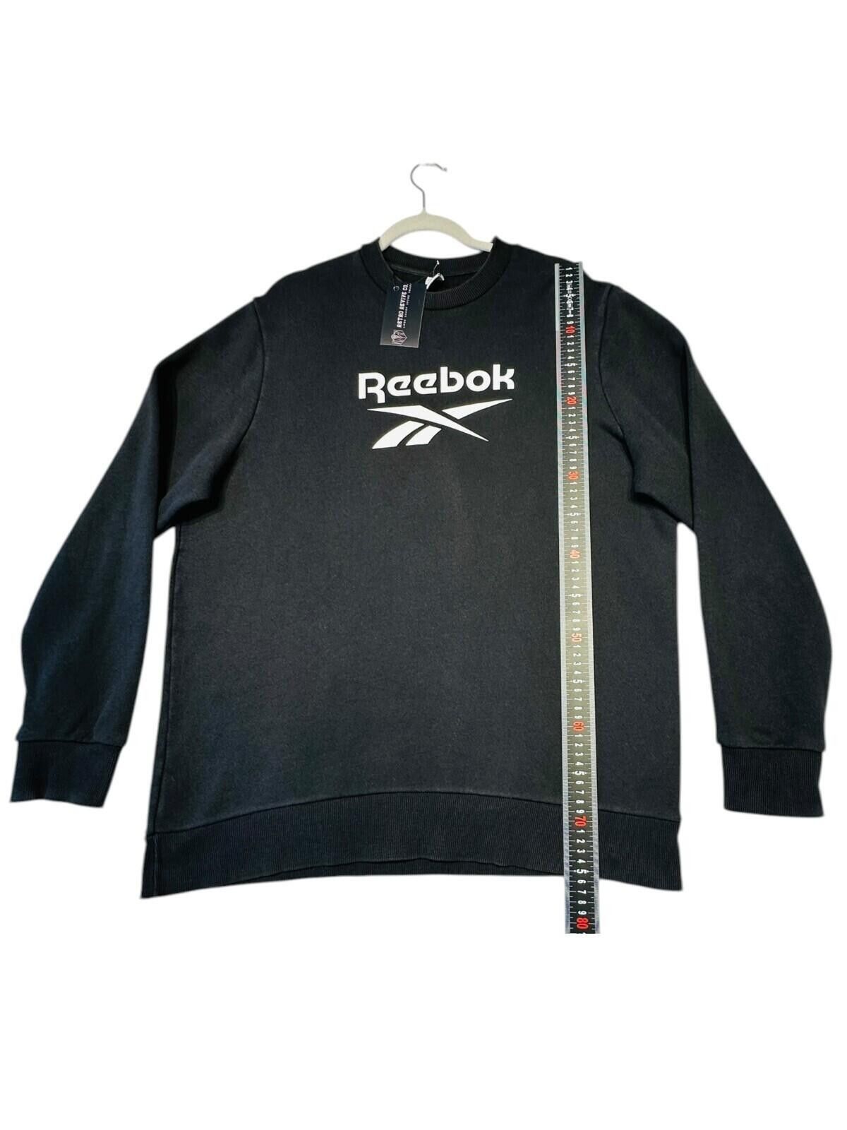 Reebok Reebok Jumper Men's UK Size XL Black Graphic Print Size US XL / EU 56 / 4 - 7 Thumbnail