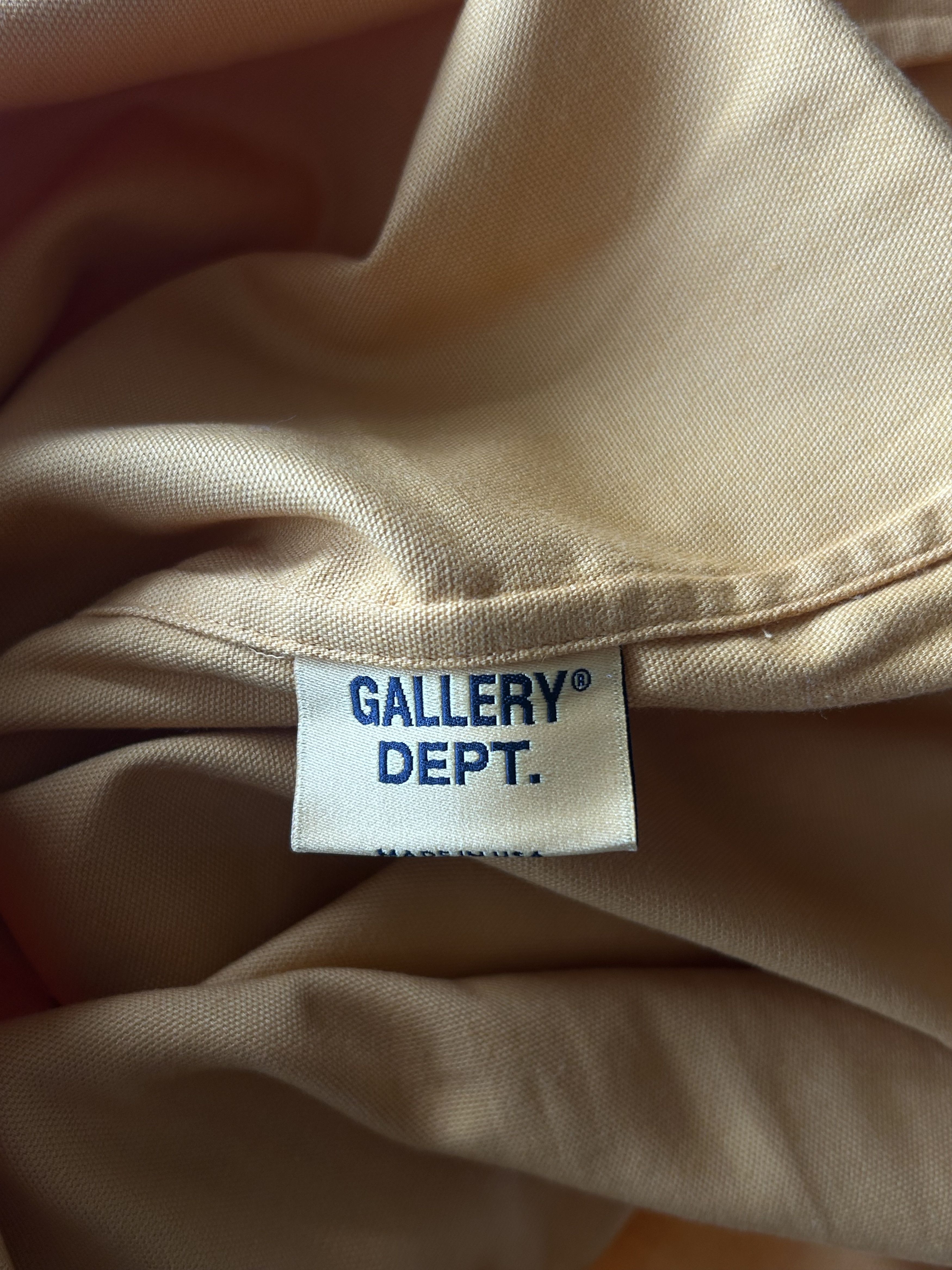 Gallery Dept. Yellow Atelier Parker Short Sleeve Button Up Shirt Size US S / EU 44-46 / 1 - 4 Thumbnail