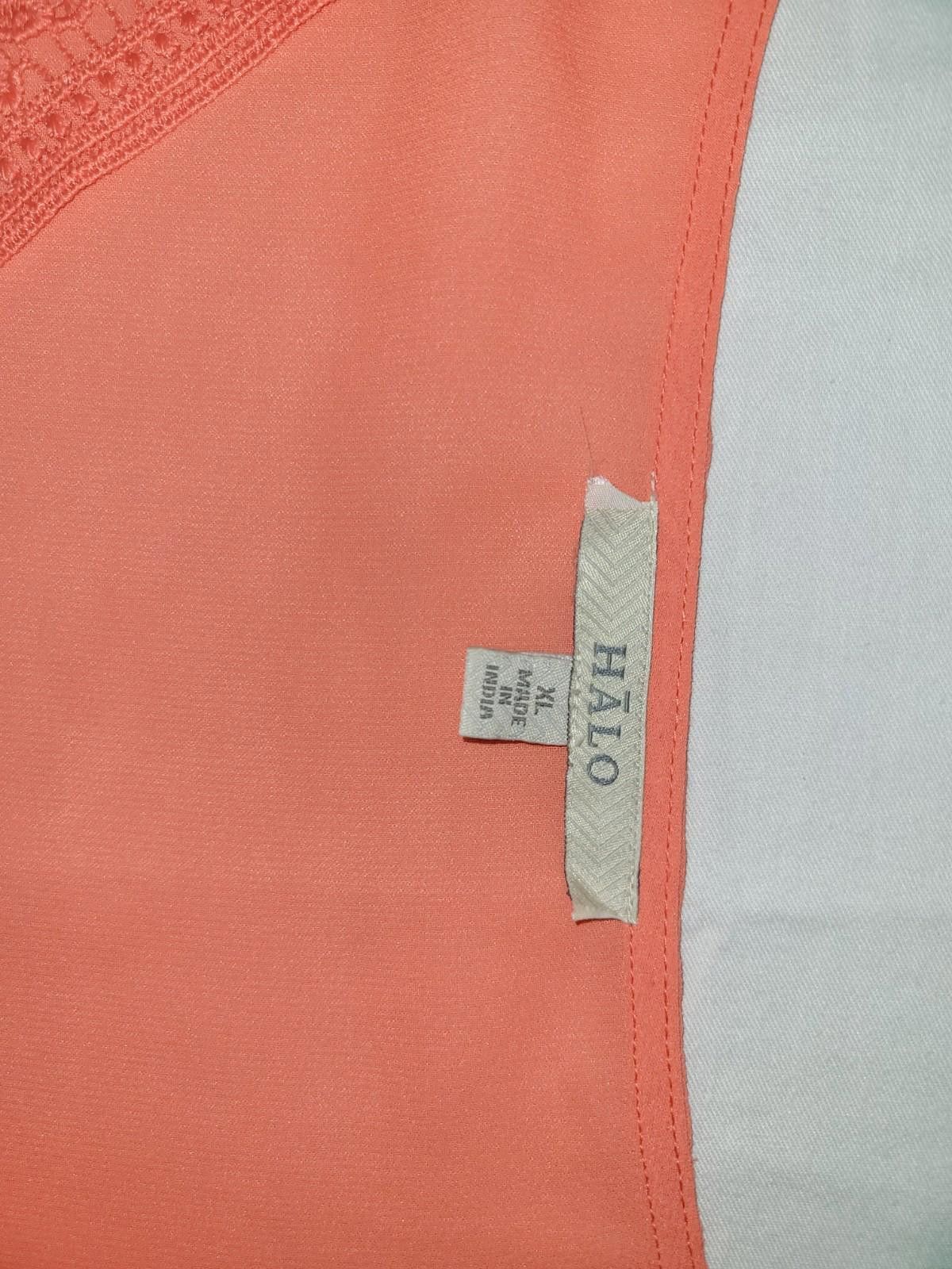 Halo Halo women's XL salmon tunic blouse Size XL / US 12-14 / IT 48-50 - 4 Thumbnail