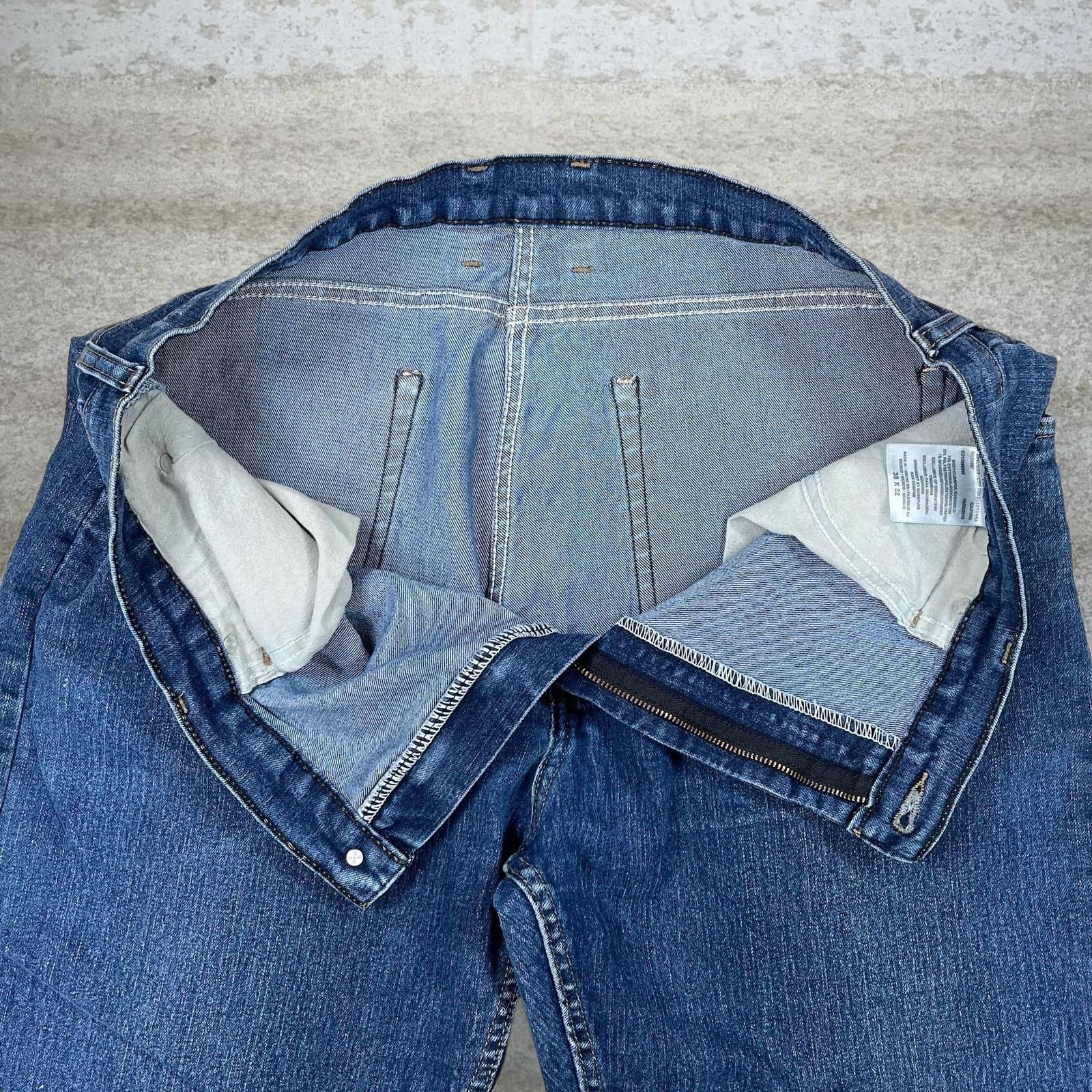 Dickies Vintage 90s Dickies Jeans 38x32 Relaxed Dark Wash Work Wear Size US 38 / EU 54 - 4 Thumbnail