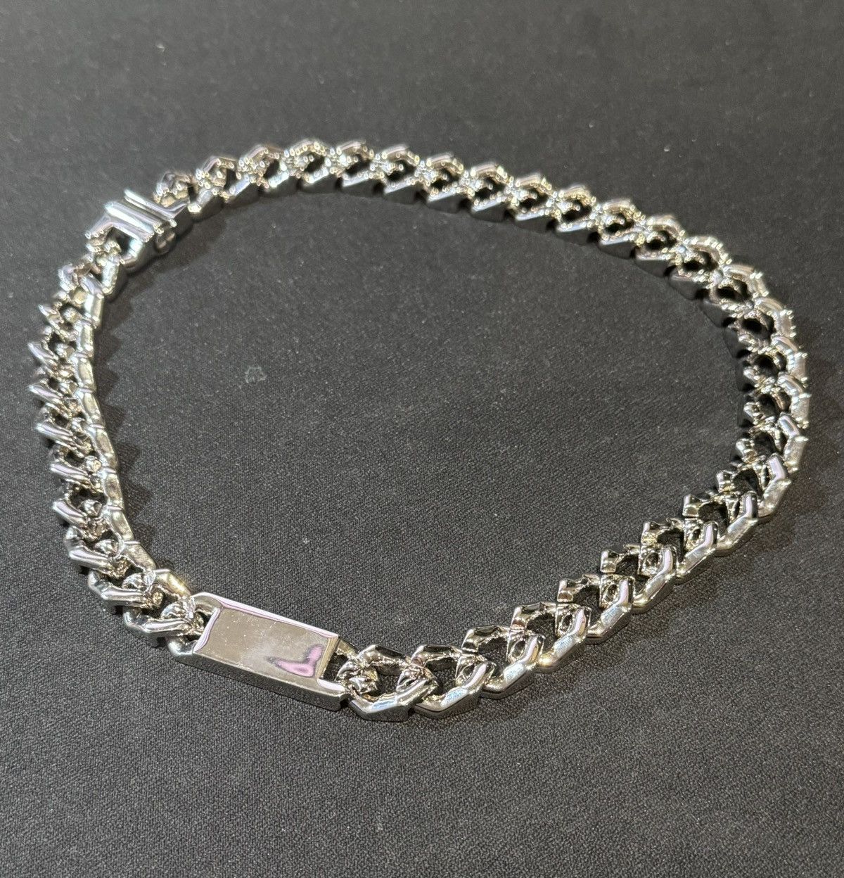 Louis Vuitton Louis Vuitton Cuban Chain Necklace, Blue Size ONE SIZE - 3 Thumbnail