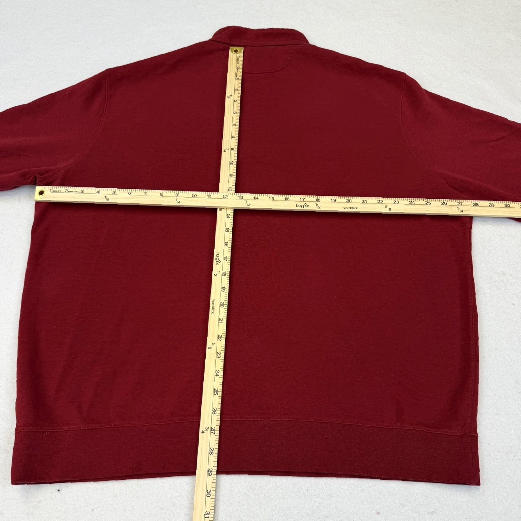 Polo Ralph Lauren Polo Ralph Lauren Sweatshirt Mens 2XL Red Quarter Zip Mock Neck Logo Pony Logo Sweatshirt Size US XXL / EU 58 / 5 - 6 Thumbnail