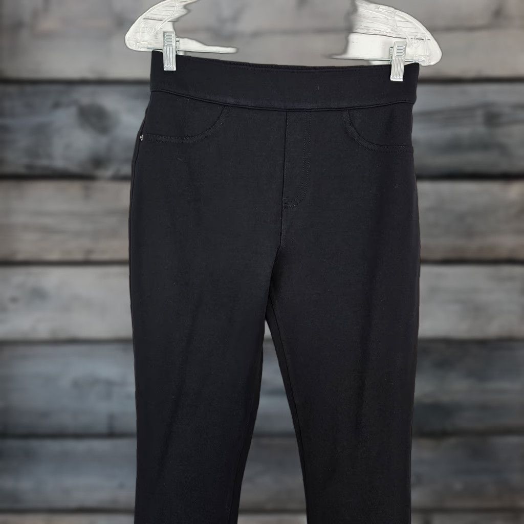 Spanx Spanx Womens The Perfect Black Ponte Ankle Pants M High Rise Pants Size 32" / US 10 / IT 46 - 1 Thumbnail