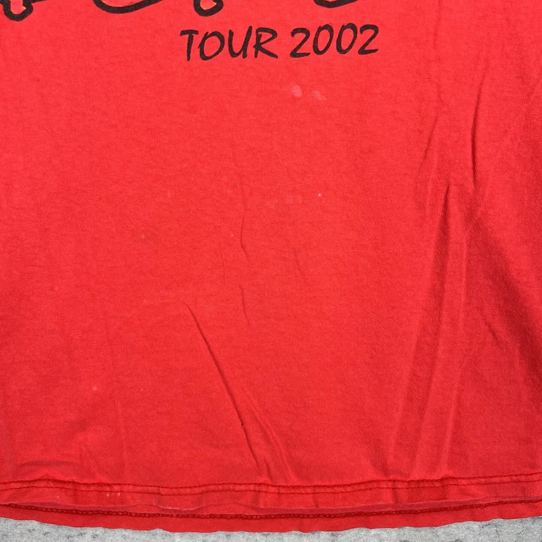 Thrasher VINTAGE Korn x Disturbed Band T-Shirt Adult XL Red 2002 90s Concert Theme Mens Shirt Size US XL / EU 56 / 4 - 6 Thumbnail