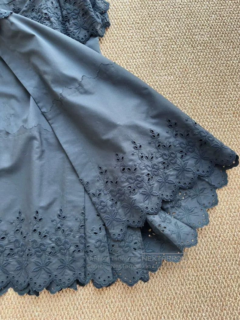 Comme des Garcons Comme des Garcons size S Carved Openwork Patchwork Long Dr Size 23" - 8 Thumbnail