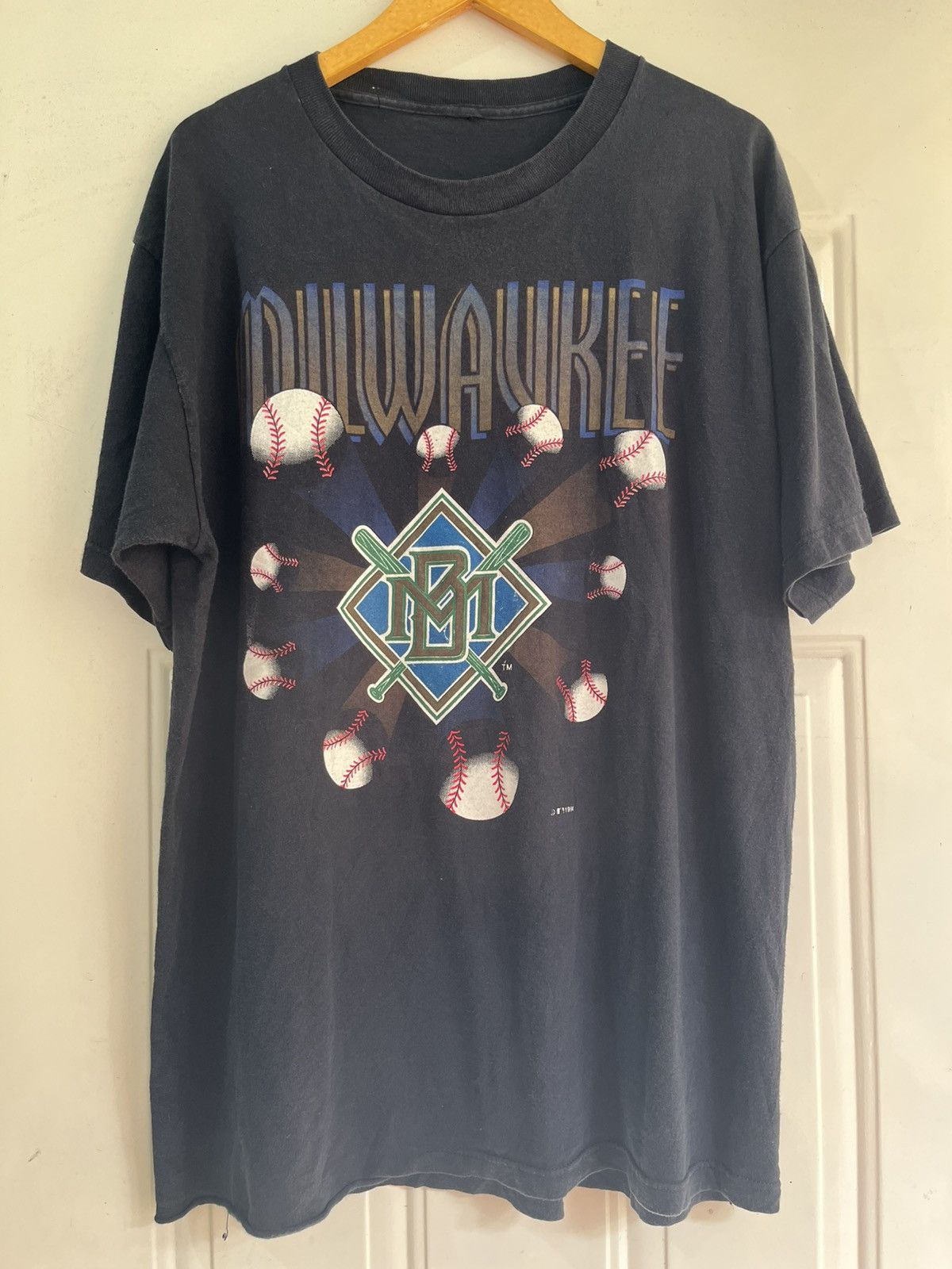 Vintage Vintage MLB Milwaukee Brewers 90’s Size US XL / EU 56 / 4 - 3 Thumbnail